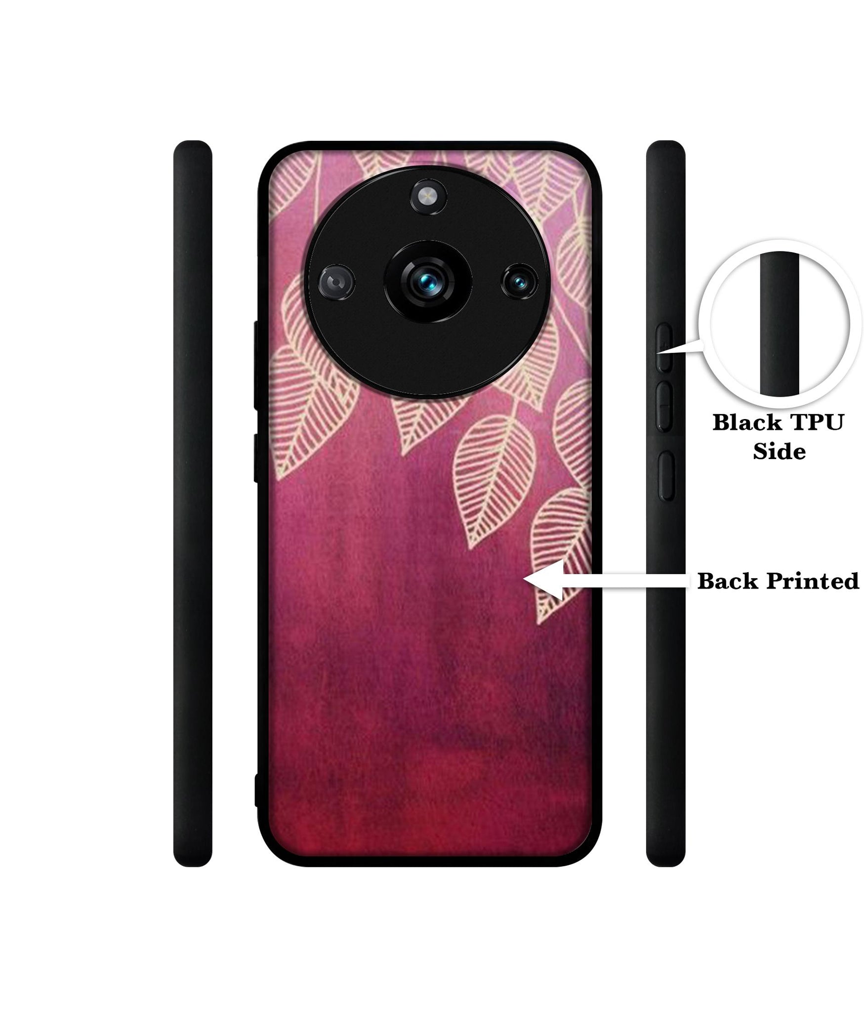 Leaf Pattern Designer 2D Printed Back Case Cover for Realme 11 Pro 5G / 11 Pro Plus 5G / Narzo 60 Pro 5G