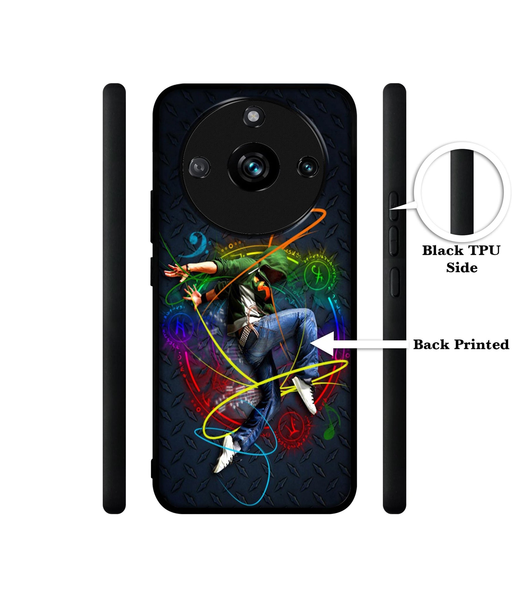 Boy With Music Designer 2D Printed Back Case Cover for Realme 11 Pro 5G / 11 Pro Plus 5G / Narzo 60 Pro 5G