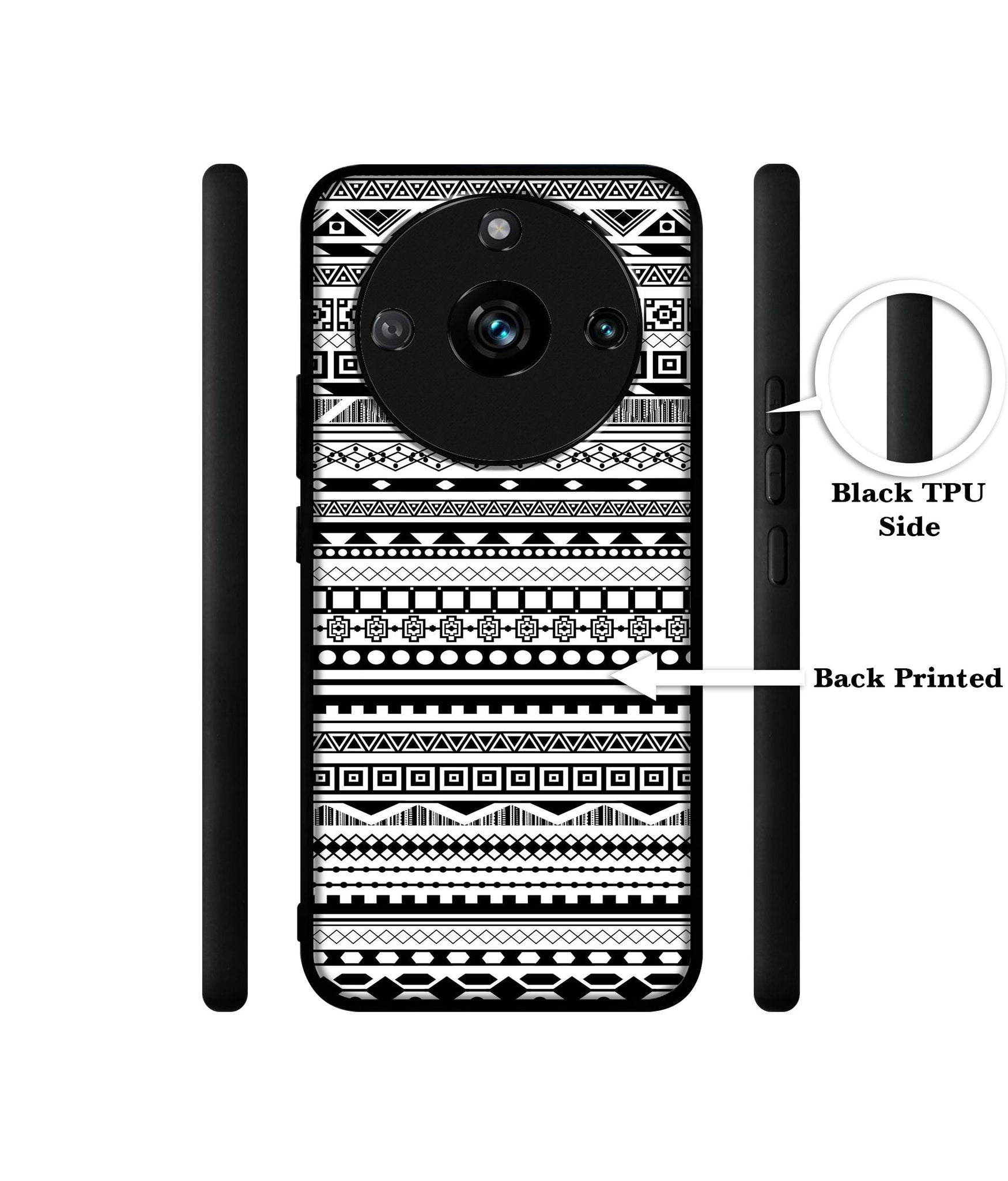 Black & White Patterns Designer 2D Printed Back Case Cover for Realme 11 Pro 5G / 11 Pro Plus 5G / Narzo 60 Pro 5G