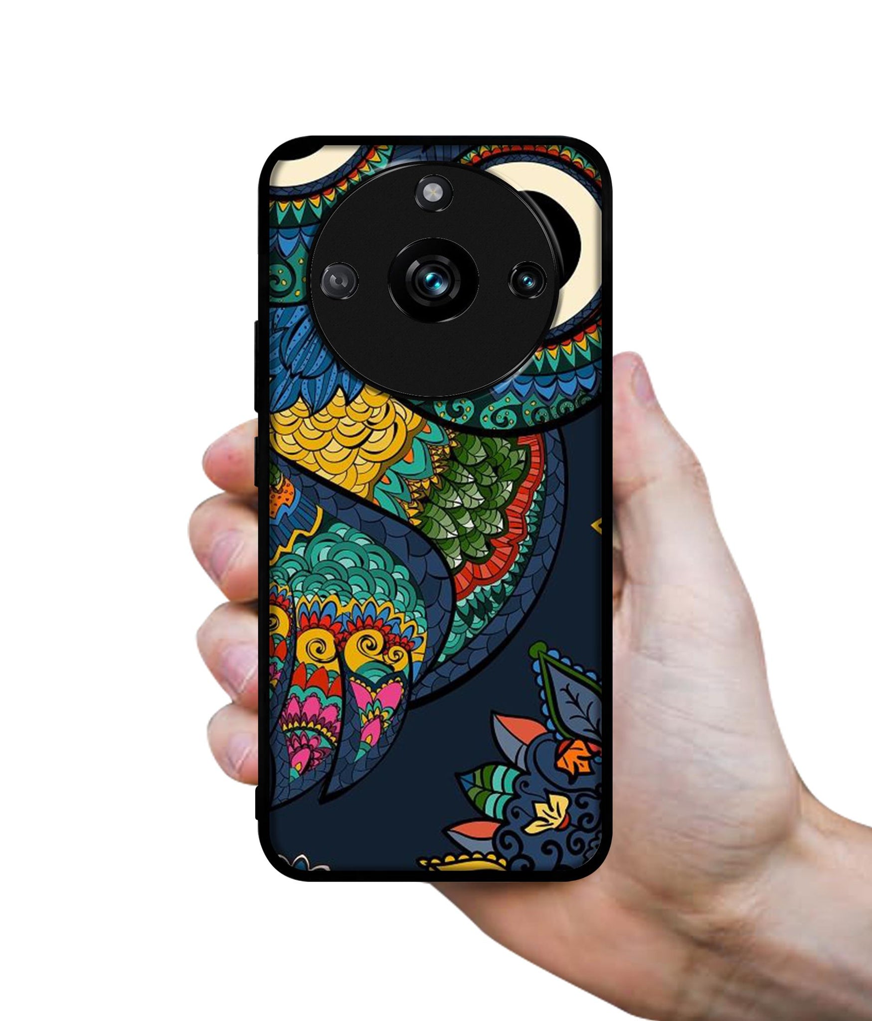 Owl Illustration Designer 2D Printed Back Case Cover for Realme 11 Pro 5G / 11 Pro Plus 5G / Narzo 60 Pro 5G