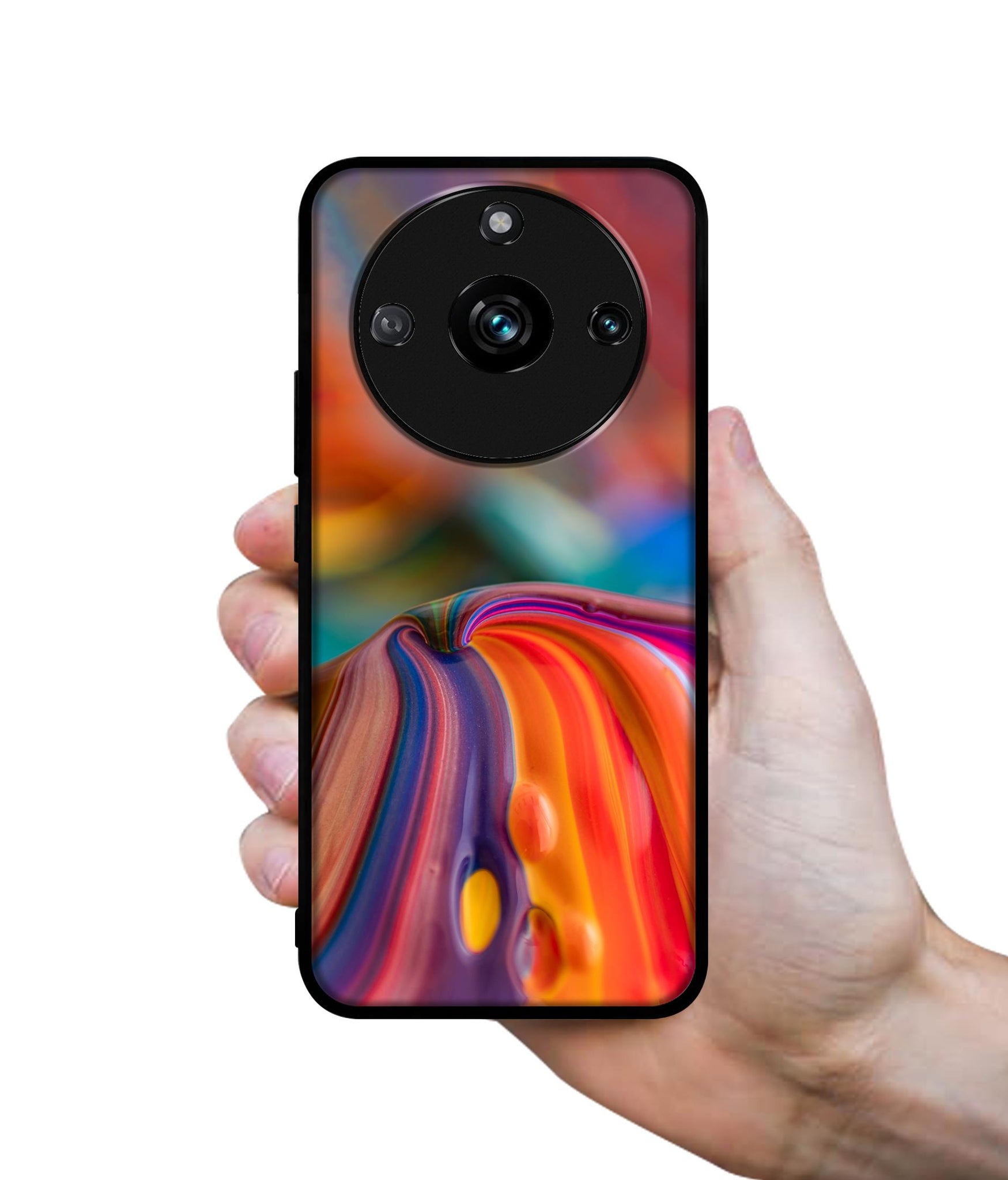 Rainbow Colors Designer 2D Printed Back Case Cover for Realme 11 Pro 5G / 11 Pro Plus 5G / Narzo 60 Pro 5G