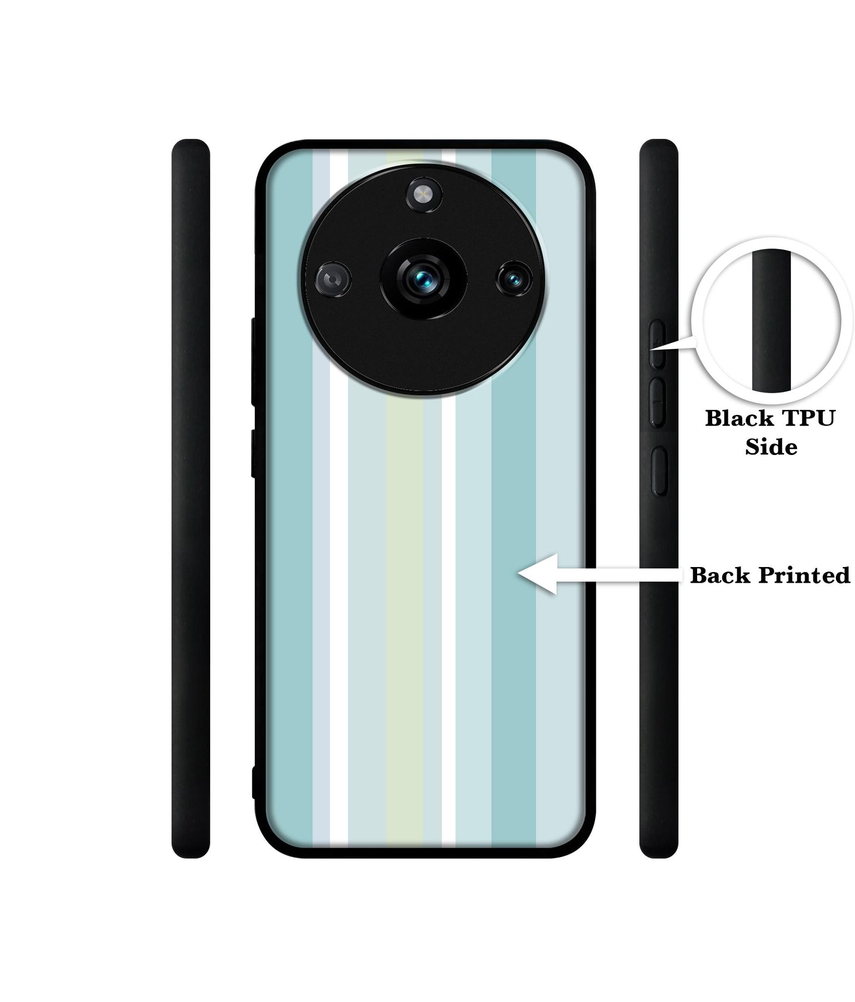 Light Green Stripes Designer 2D Printed Back Case Cover for Realme 11 Pro 5G / 11 Pro Plus 5G / Narzo 60 Pro 5G