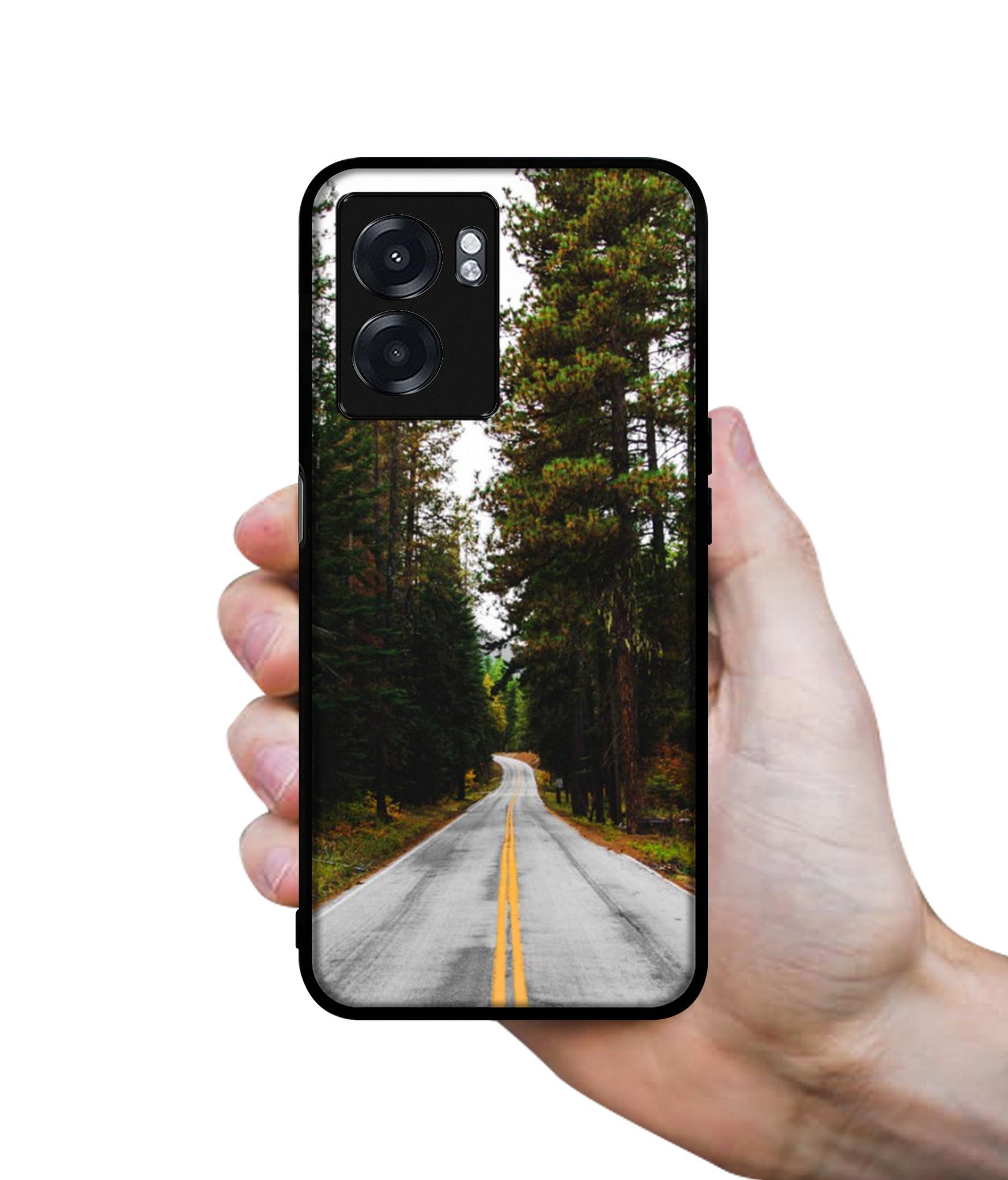 Road Photo Designer 2D Printed Back Case Cover for Realme Narzo 50 5G / Oppo K10 5G / A77 5G / A57 5G