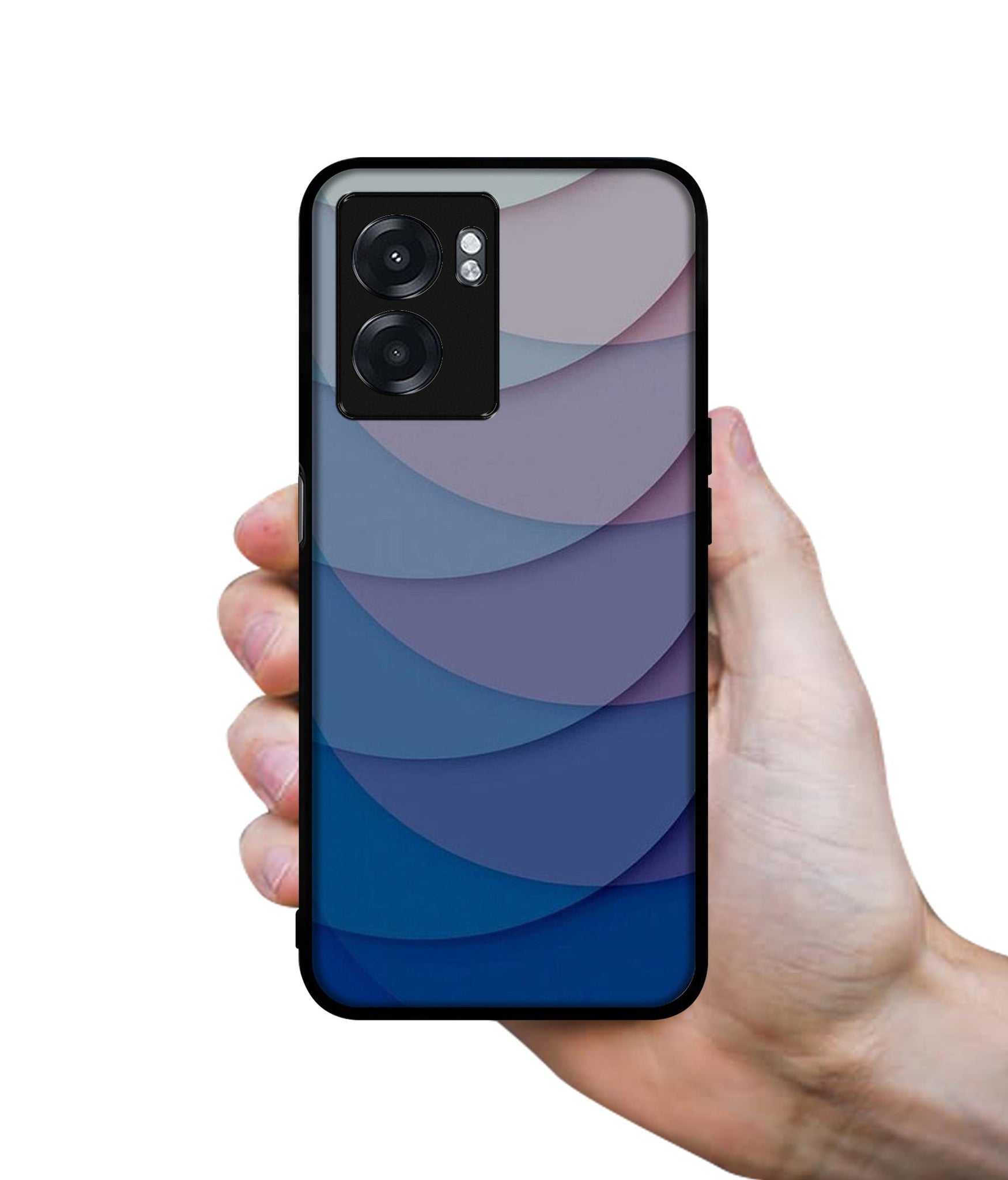 Waves Pattern Print Designer 2D Printed Back Case Cover for Realme Narzo 50 5G / Oppo K10 5G / A77 5G / A57 5G