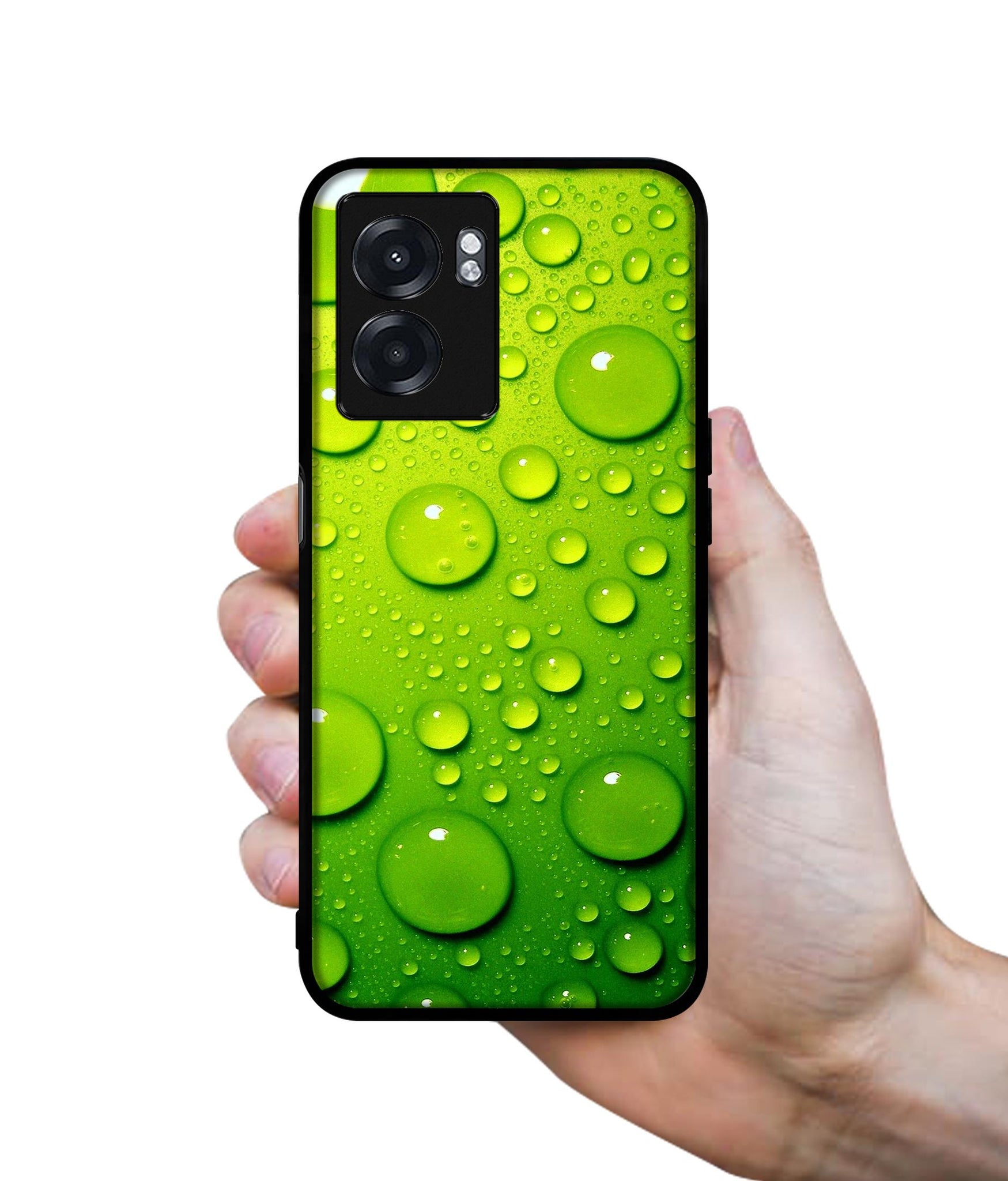 Green Bubbles Designer 2D Printed Back Case Cover for Realme Narzo 50 5G / Oppo K10 5G / A77 5G / A57 5G
