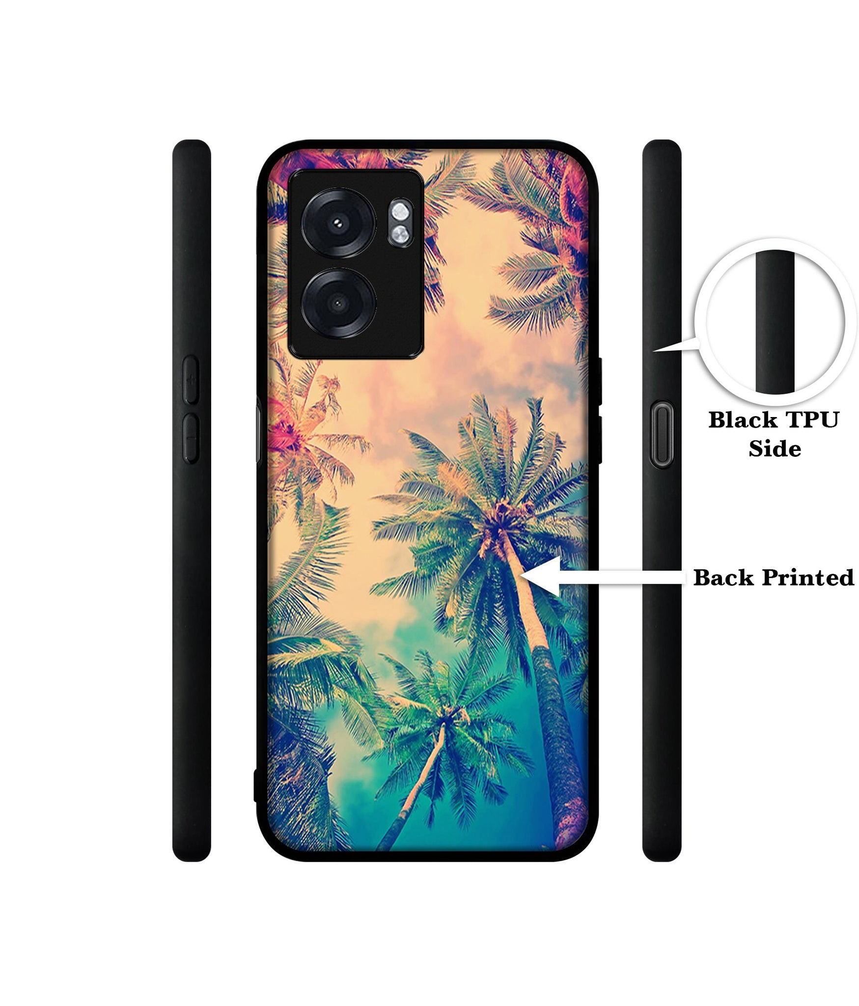 Trees Designer 2D Printed Back Case Cover for Realme Narzo 50 5G / Oppo K10 5G / A77 5G / A57 5G