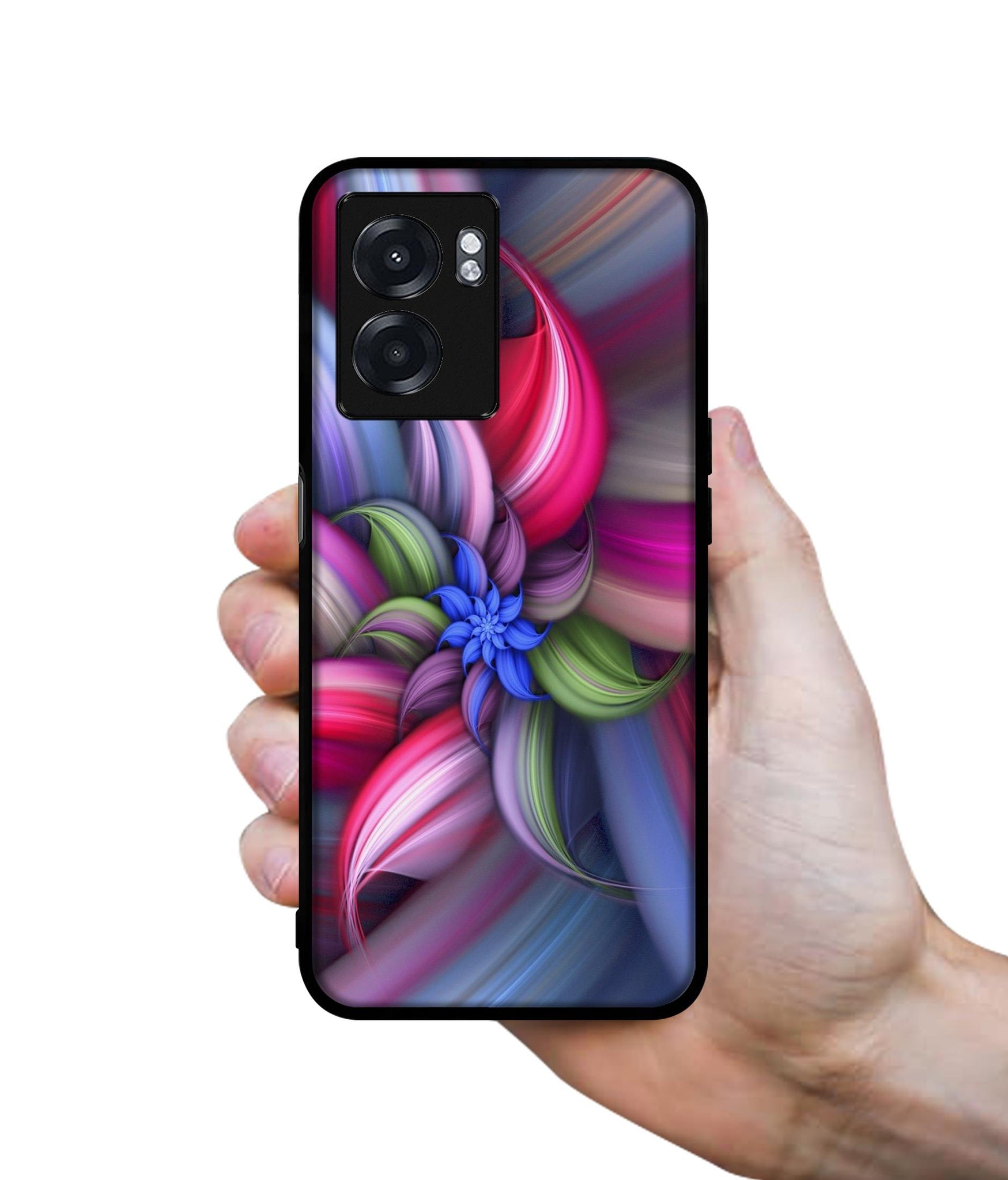 Colorful Flower Designer 2D Printed Back Case Cover for Realme Narzo 50 5G / Oppo K10 5G / A77 5G / A57 5G