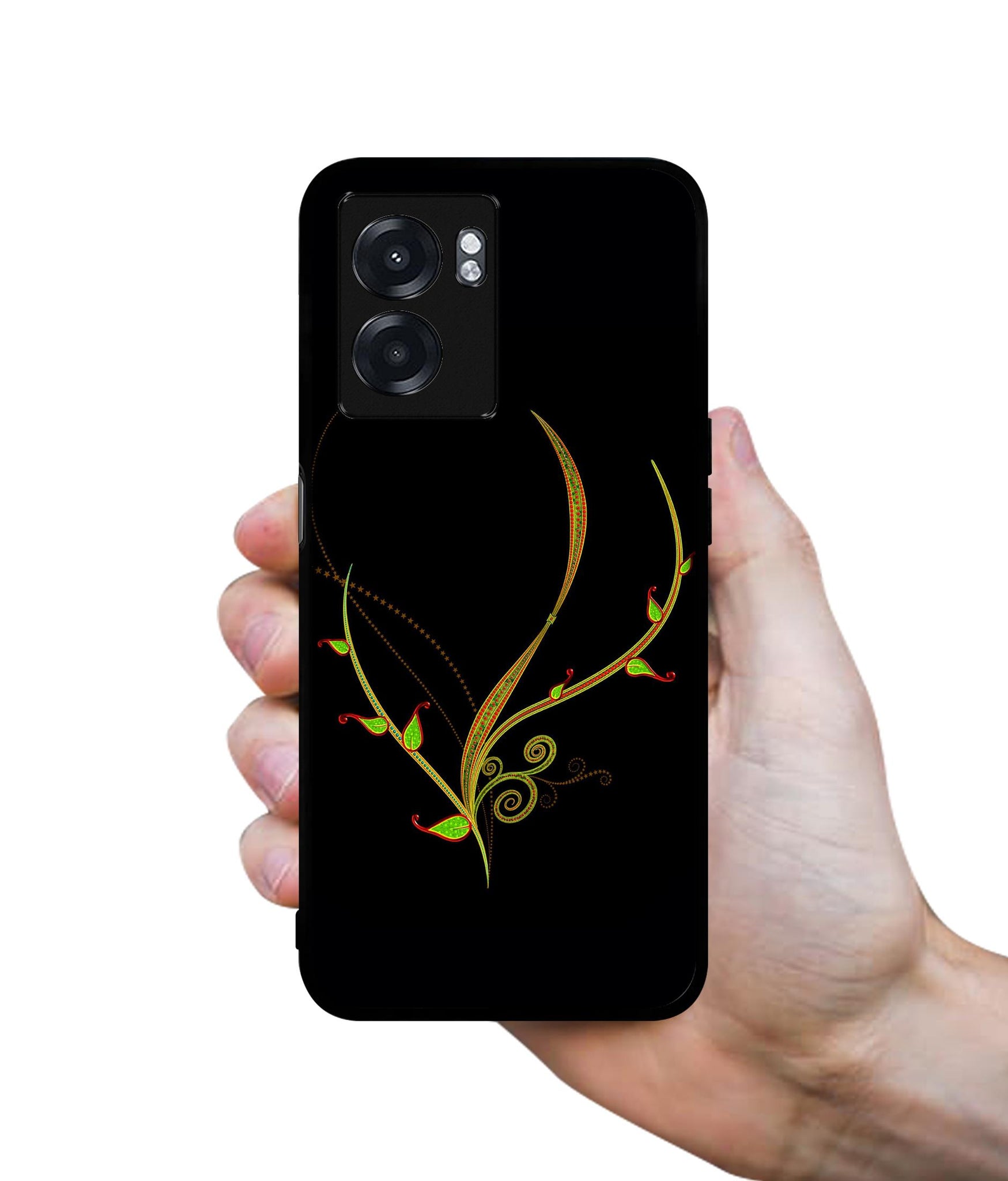 Yellow Pattern Designer 2D Printed Back Case Cover for Realme Narzo 50 5G / Oppo K10 5G / A77 5G / A57 5G