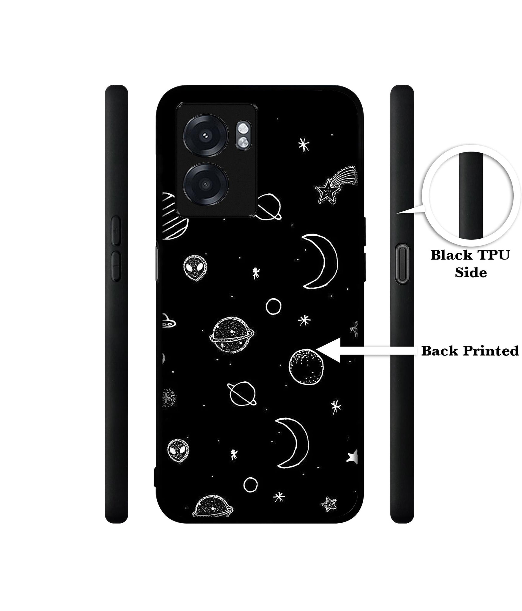 Space Stars Universe Designer 2D Printed Back Case Cover for Realme Narzo 50 5G / Oppo K10 5G / A77 5G / A57 5G