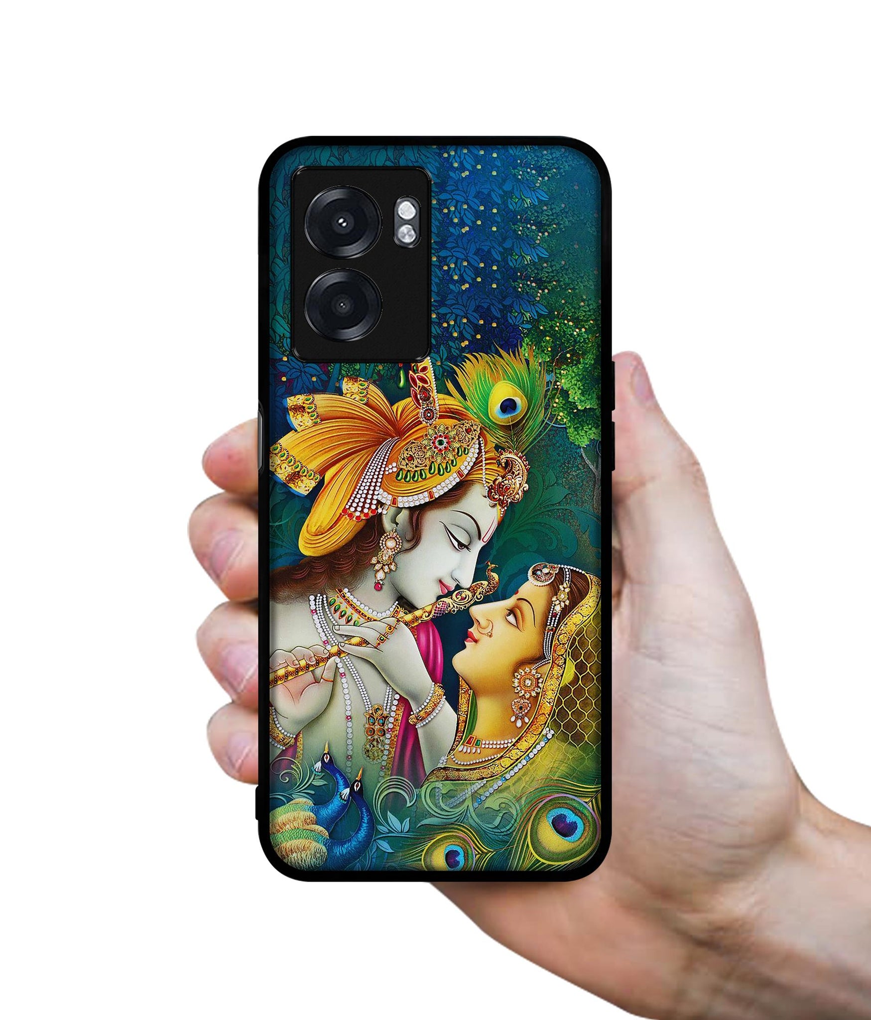 Radha Kishan Love Designer 2D Printed Back Case Cover for Realme Narzo 50 5G / Oppo K10 5G / A77 5G / A57 5G