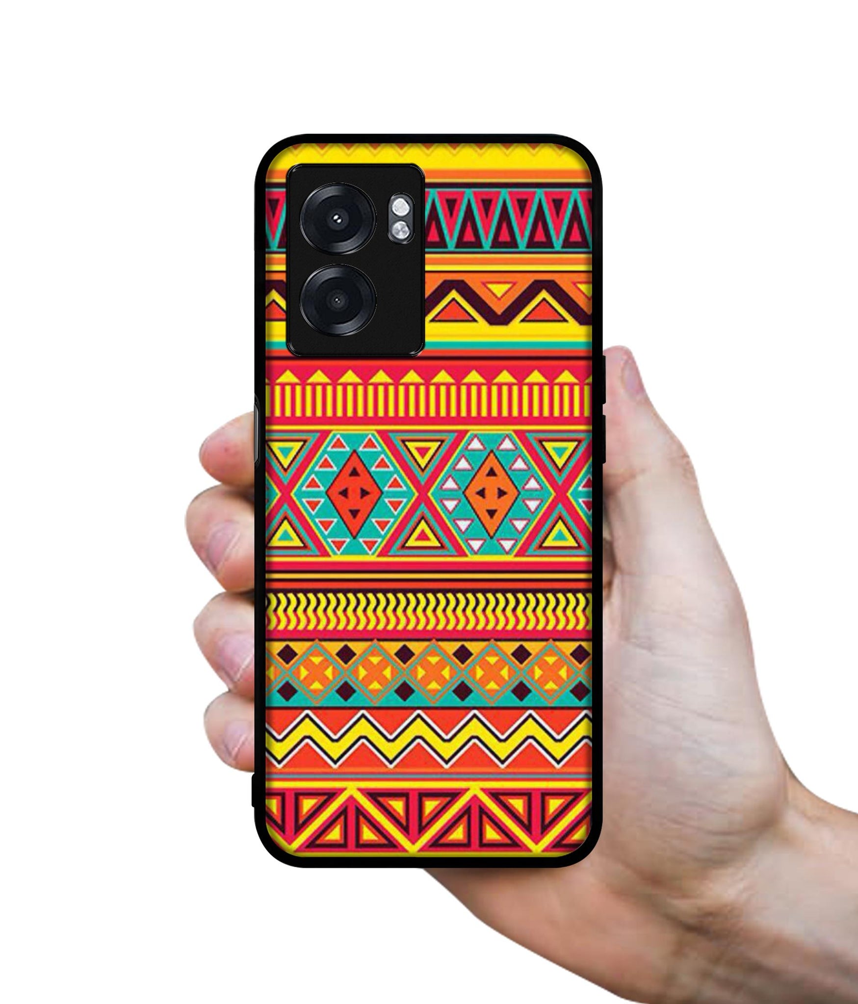 Artistic Rangoli Designer 2D Printed Back Case Cover for Realme Narzo 50 5G / Oppo K10 5G / A77 5G / A57 5G