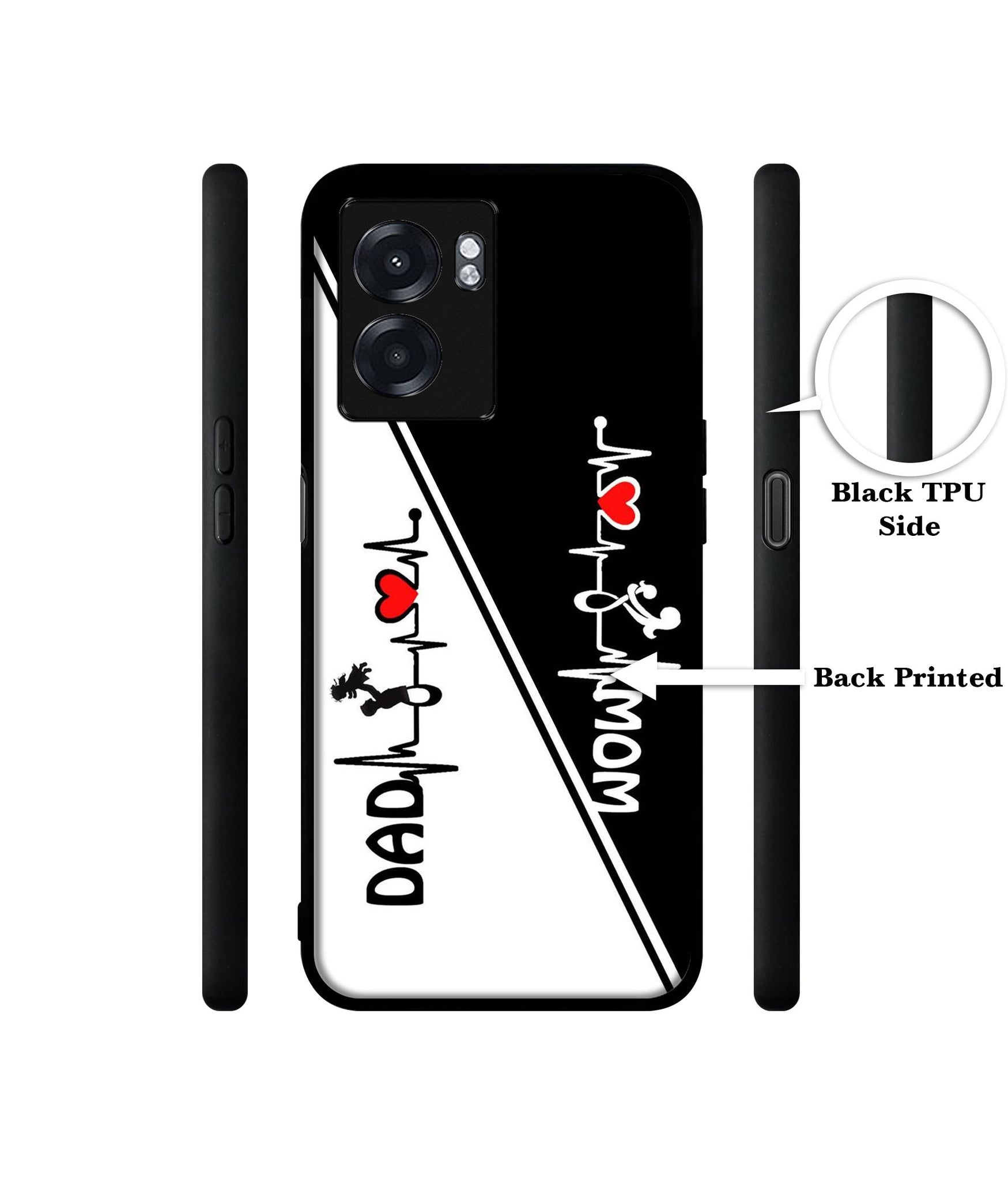 Mom and Dad Lover Designer 2D Printed Back Case Cover for Realme Narzo 50 5G / Oppo K10 5G / A77 5G / A57 5G