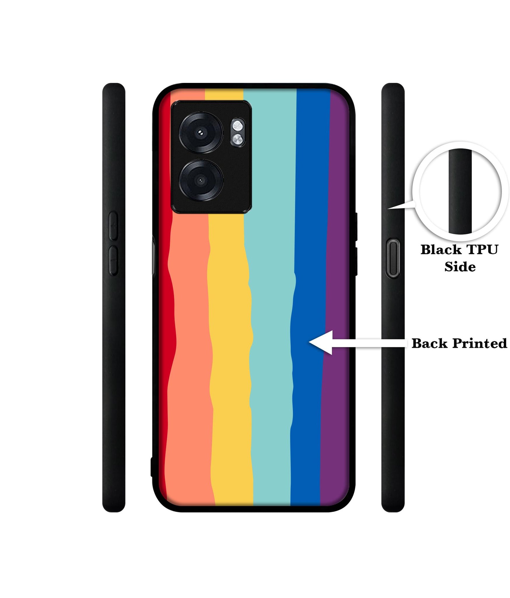 Rainbow Designer 2D Printed Back Case Cover for Realme Narzo 50 5G / Oppo K10 5G / A77 5G / A57 5G