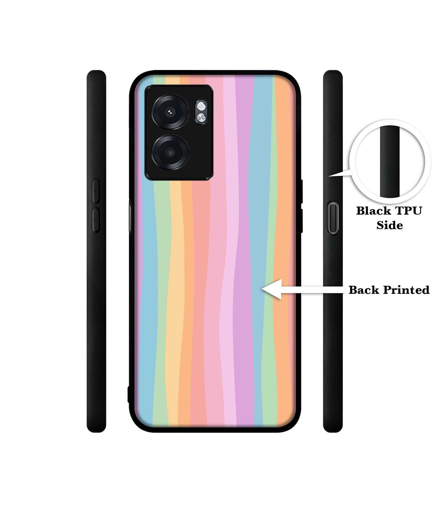 Cool Rainbow Designer 2D Printed Back Case Cover for Realme Narzo 50 5G / Oppo K10 5G / A77 5G / A57 5G