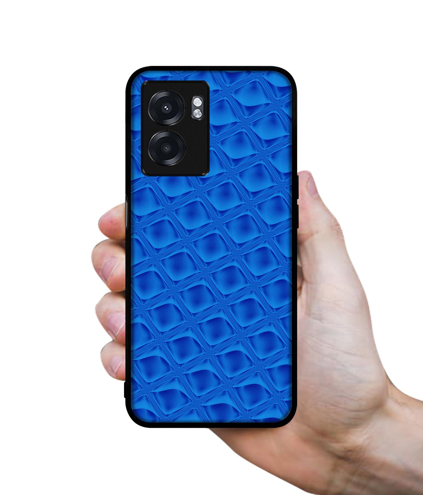 Blue Diamond Designer 2D Printed Back Case Cover for Realme Narzo 50 5G / Oppo K10 5G / A77 5G / A57 5G