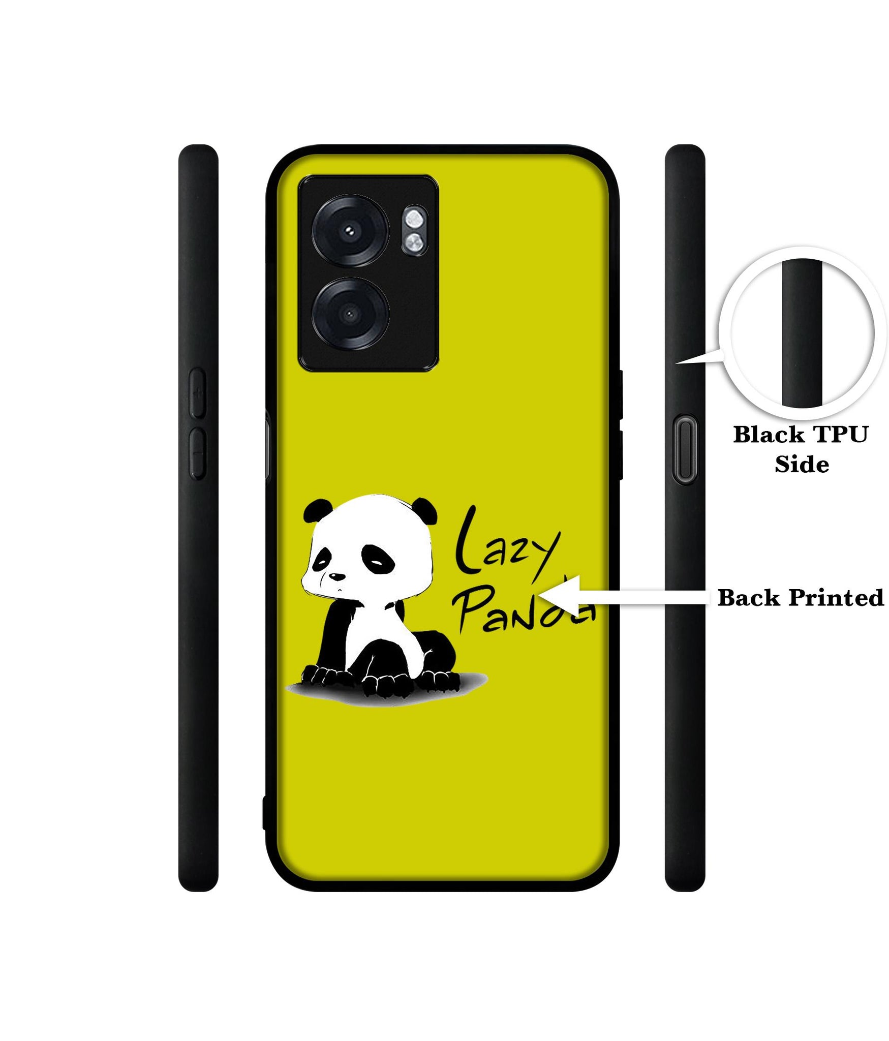 Lazy Panda Designer 2D Printed Back Case Cover for Realme Narzo 50 5G / Oppo K10 5G / A77 5G / A57 5G