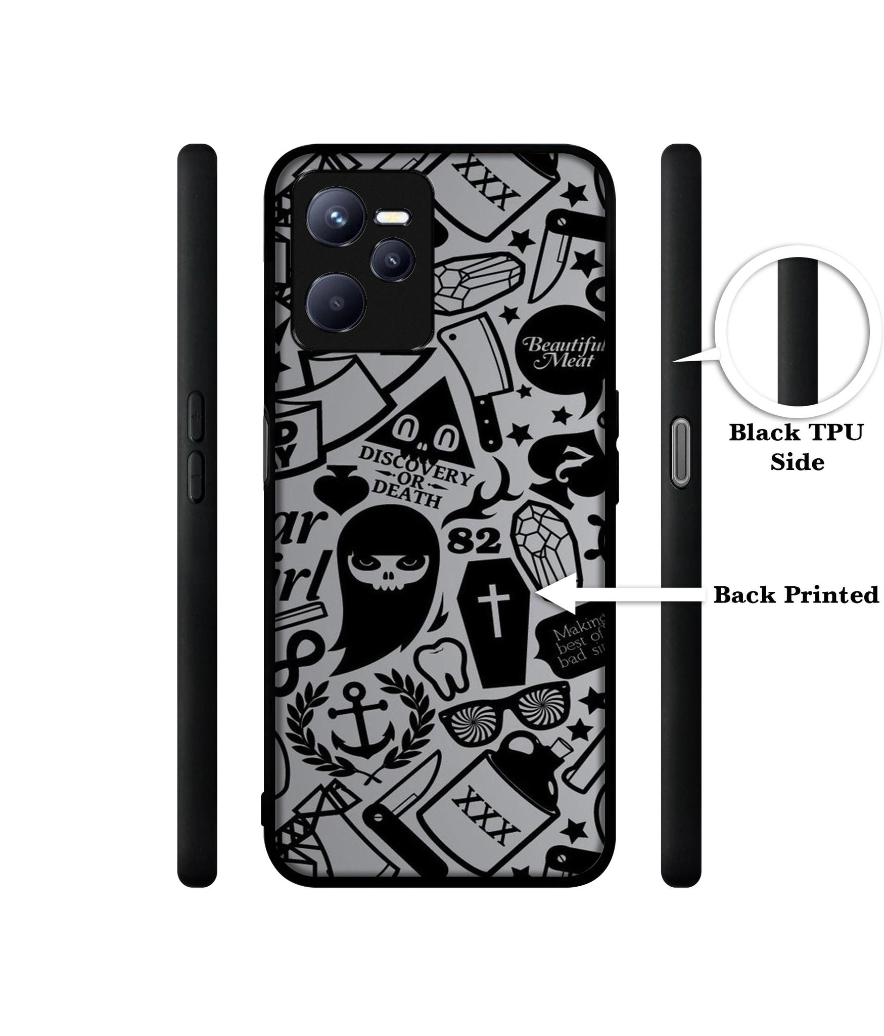 Discover Or Death Designer 2D Printed Back Case Cover for Realme C35 4G / Narzo 50A Prime 4G