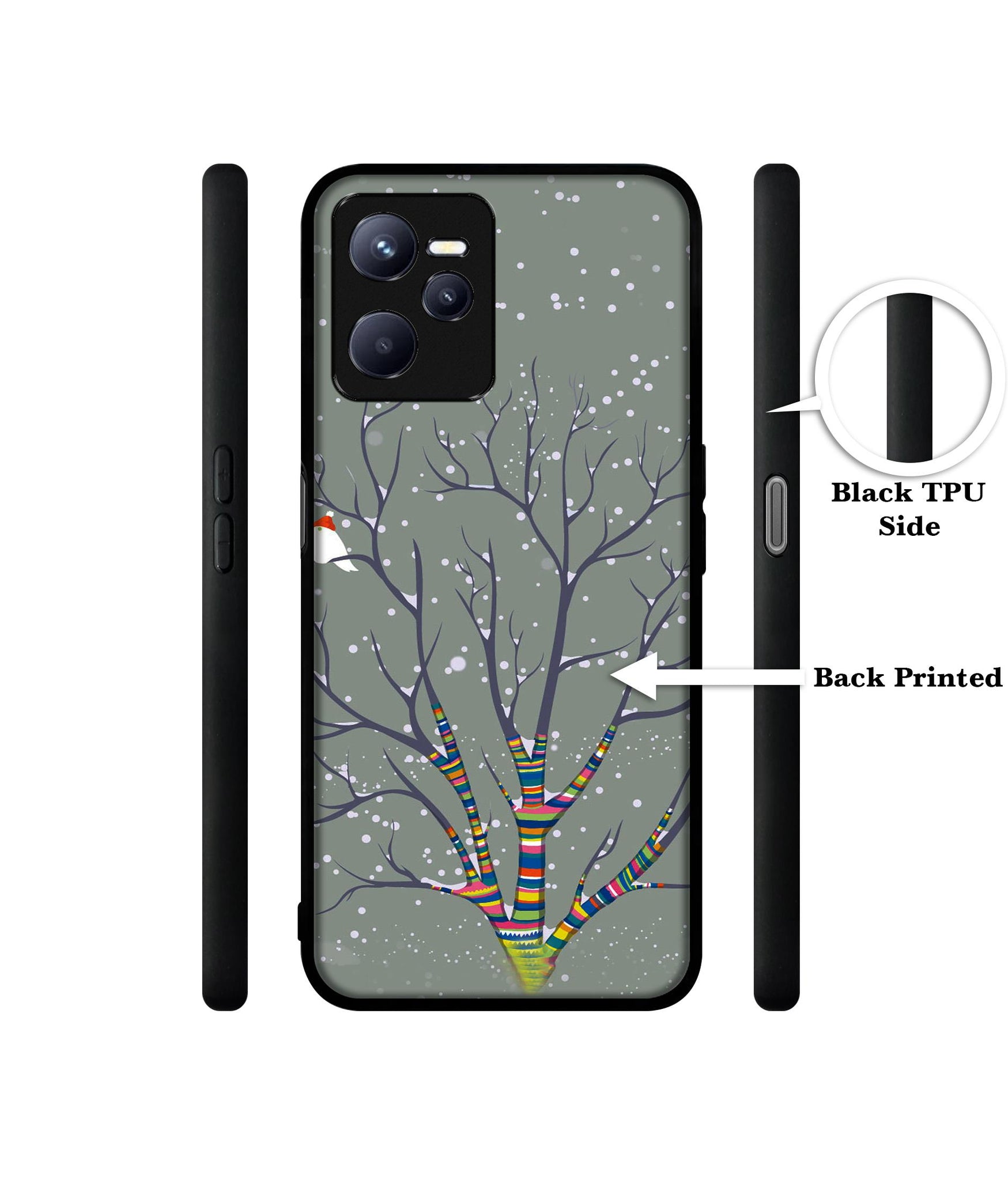 Winter Pattern Print Designer 2D Printed Back Case Cover for Realme C35 4G / Narzo 50A Prime 4G