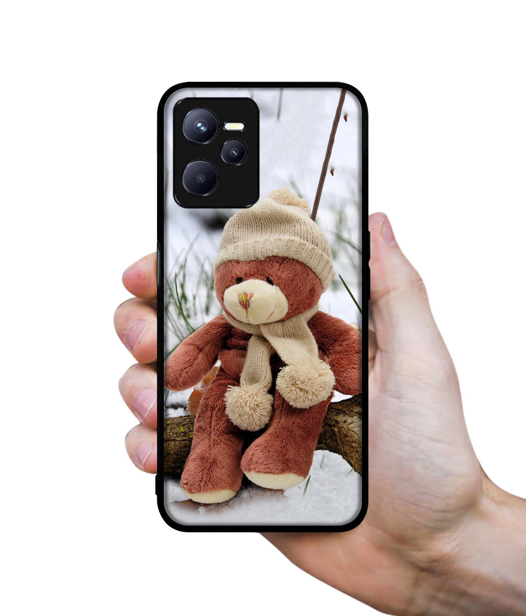 Woolen Bear Designer 2D Printed Back Case Cover for Realme C35 4G / Narzo 50A Prime 4G