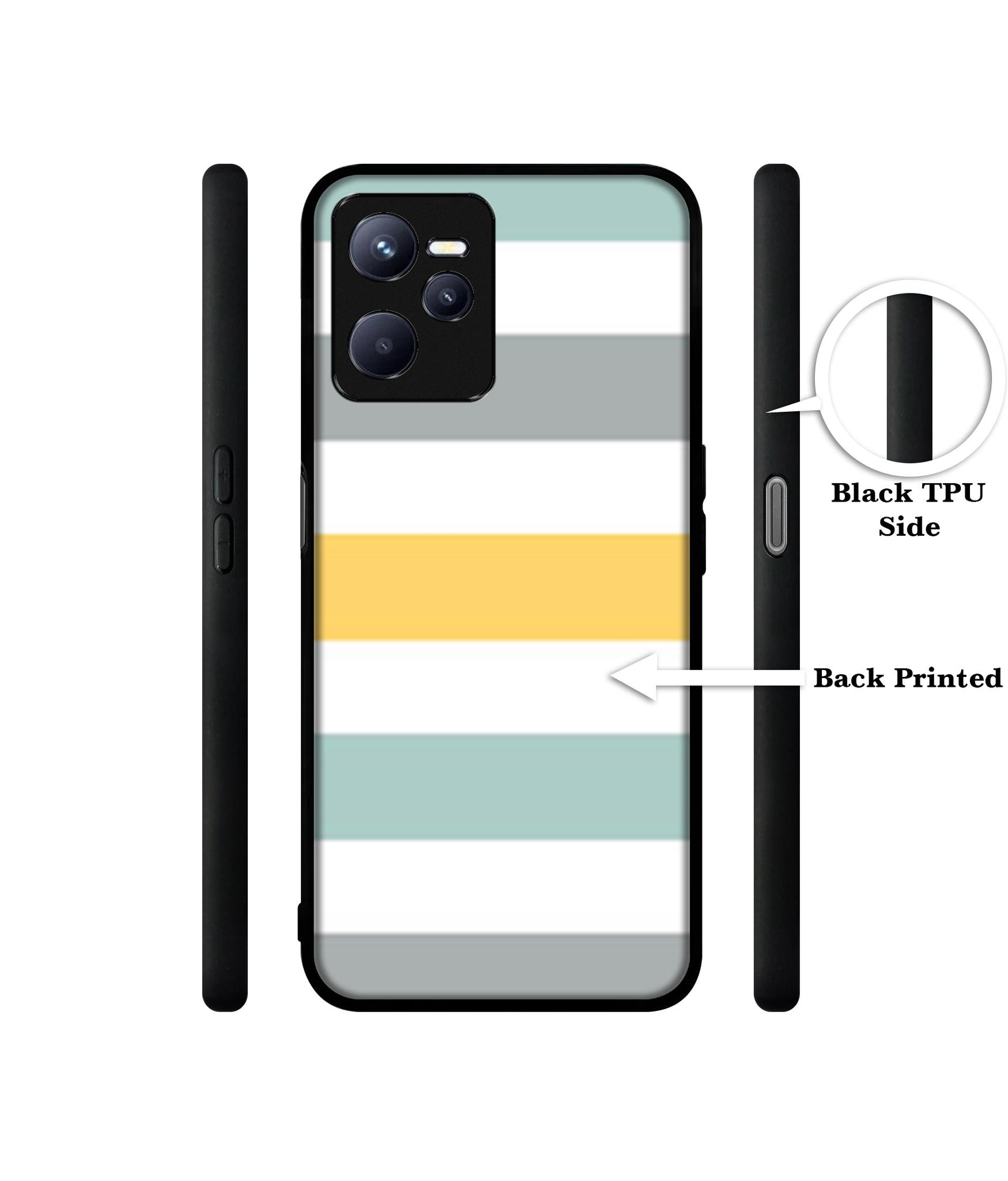 Line Texture Designer 2D Printed Back Case Cover for Realme C35 4G / Narzo 50A Prime 4G