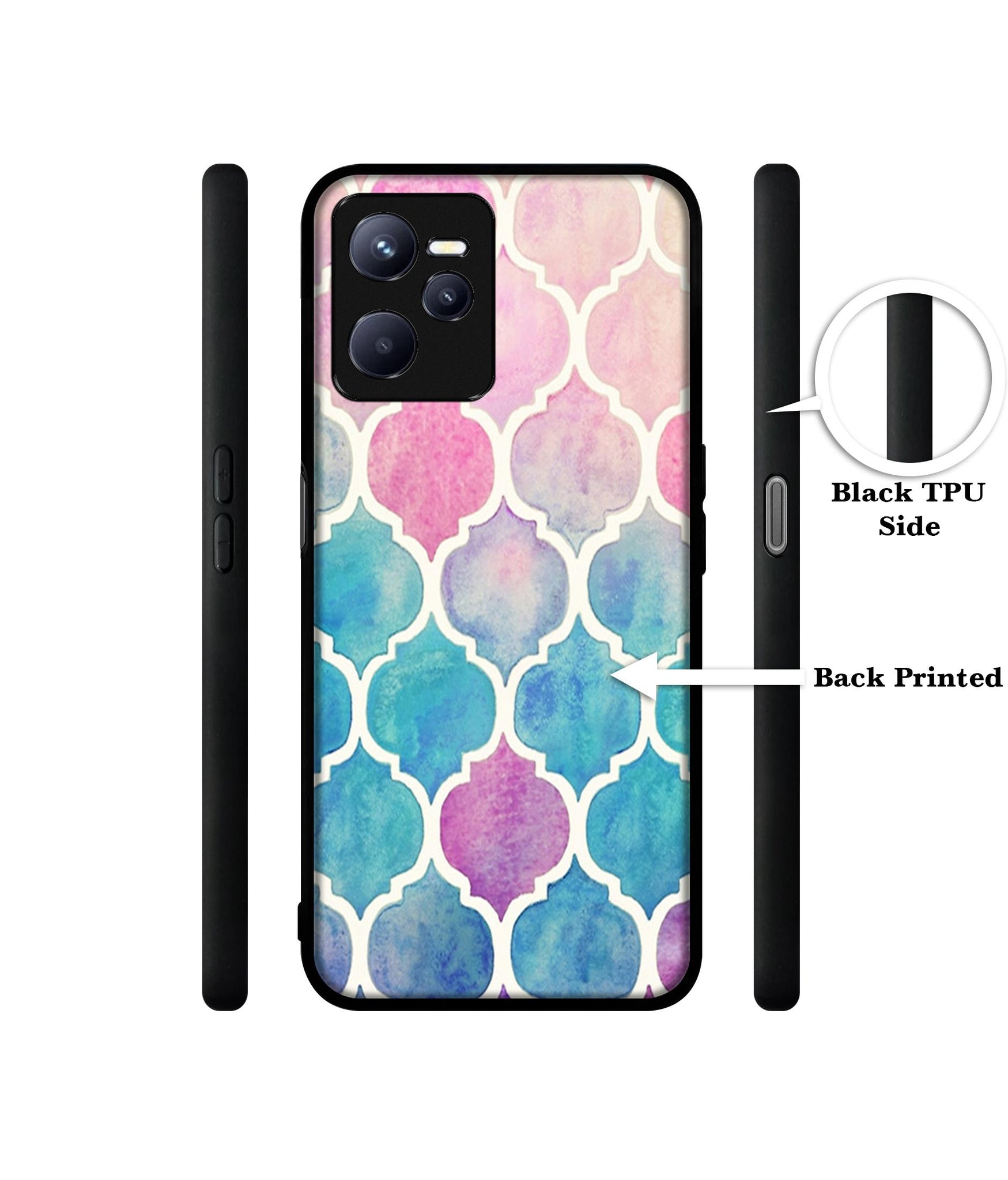 Patterns Art Designer 2D Printed Back Case Cover for Realme C35 4G / Narzo 50A Prime 4G