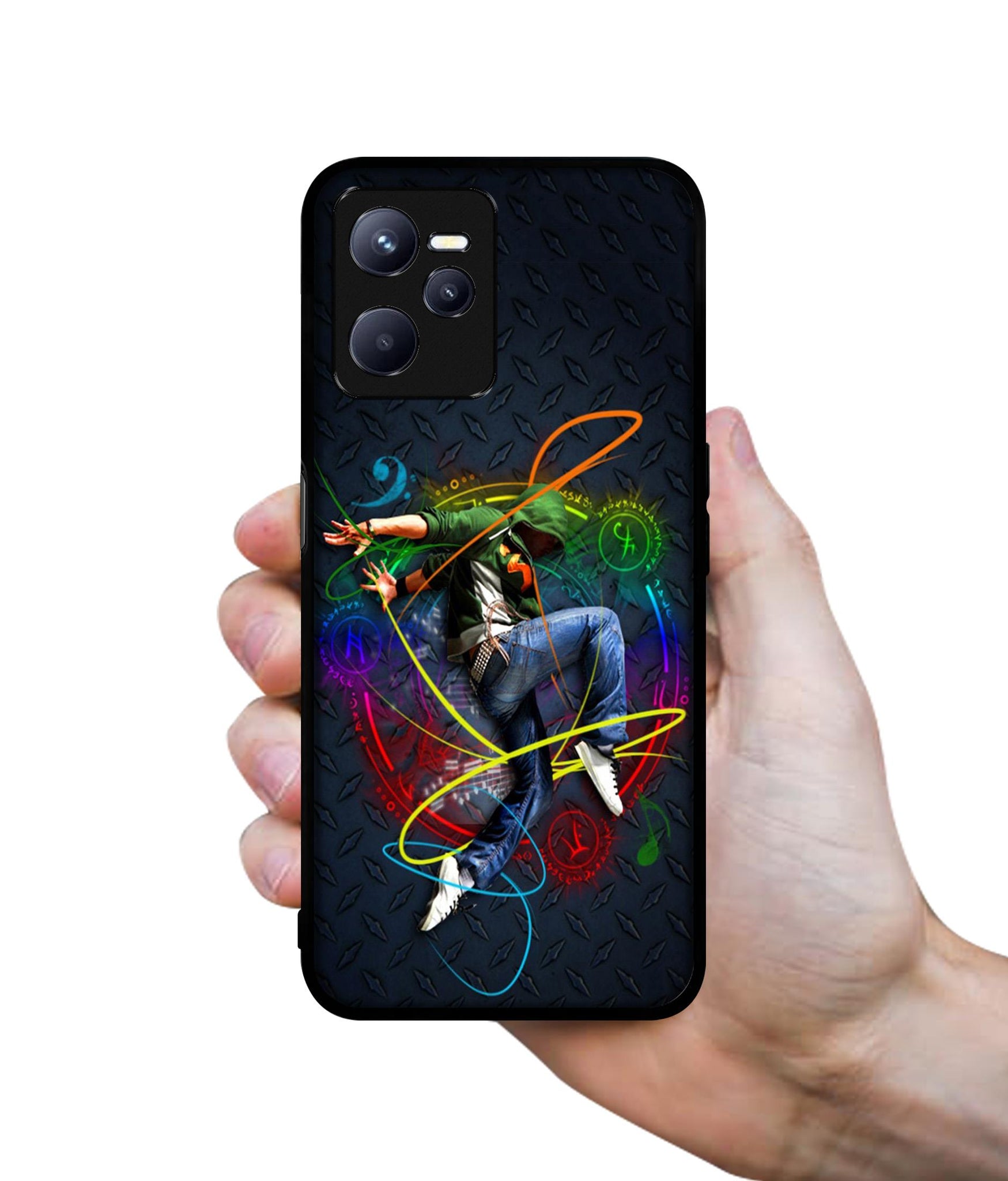 Boy With Music Designer 2D Printed Back Case Cover for Realme C35 4G / Narzo 50A Prime 4G