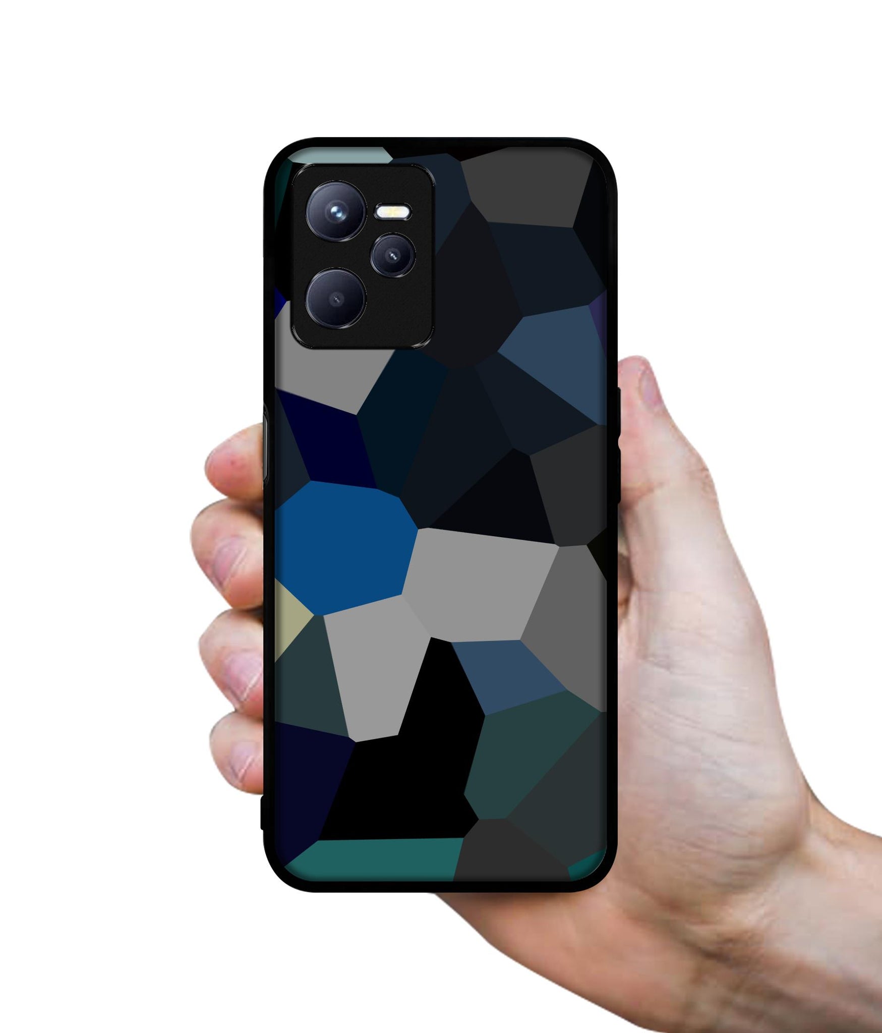 Mathematical Shape Designer 2D Printed Back Case Cover for Realme C35 4G / Narzo 50A Prime 4G