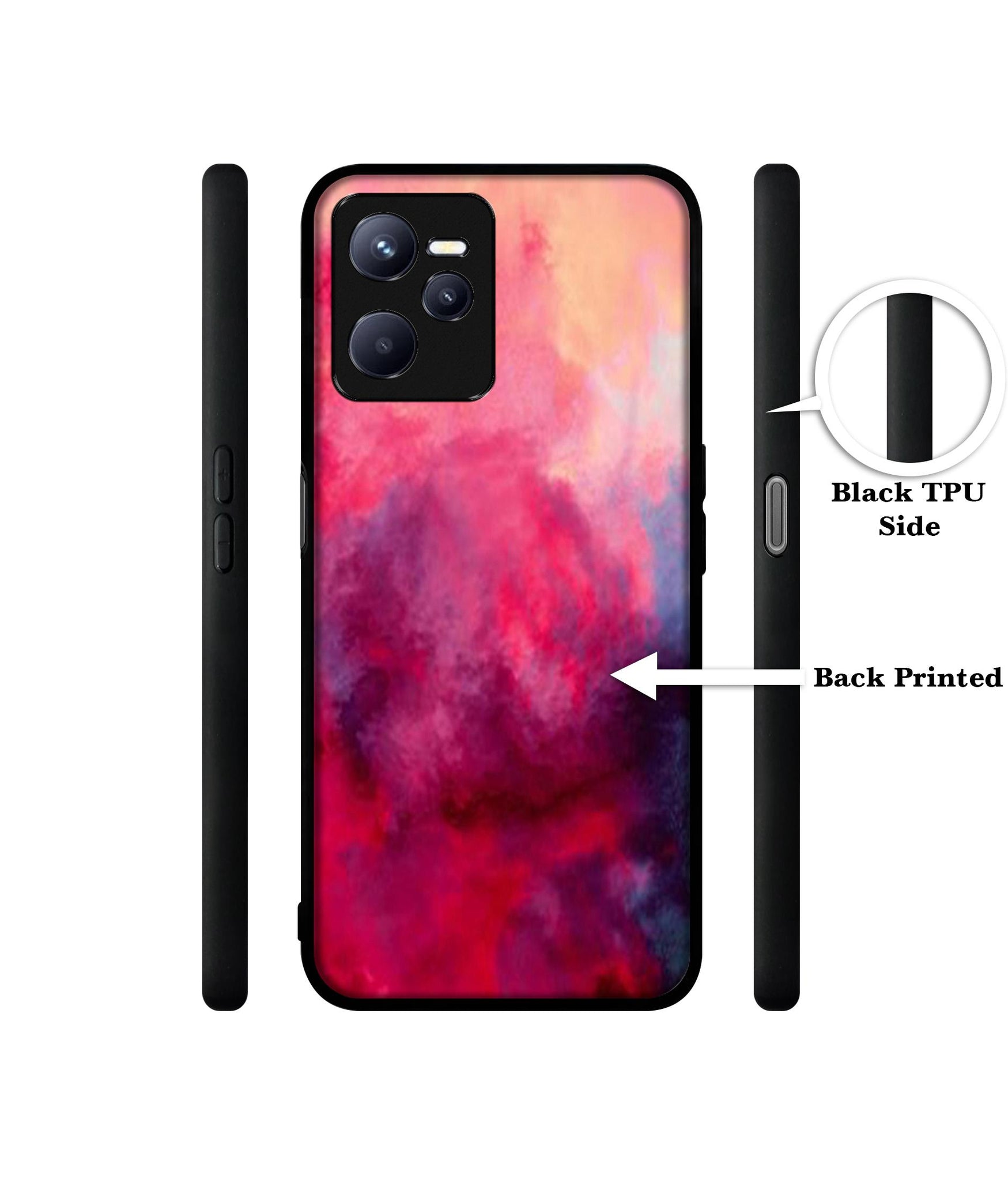 Holi Color Designer 2D Printed Back Case Cover for Realme C35 4G / Narzo 50A Prime 4G