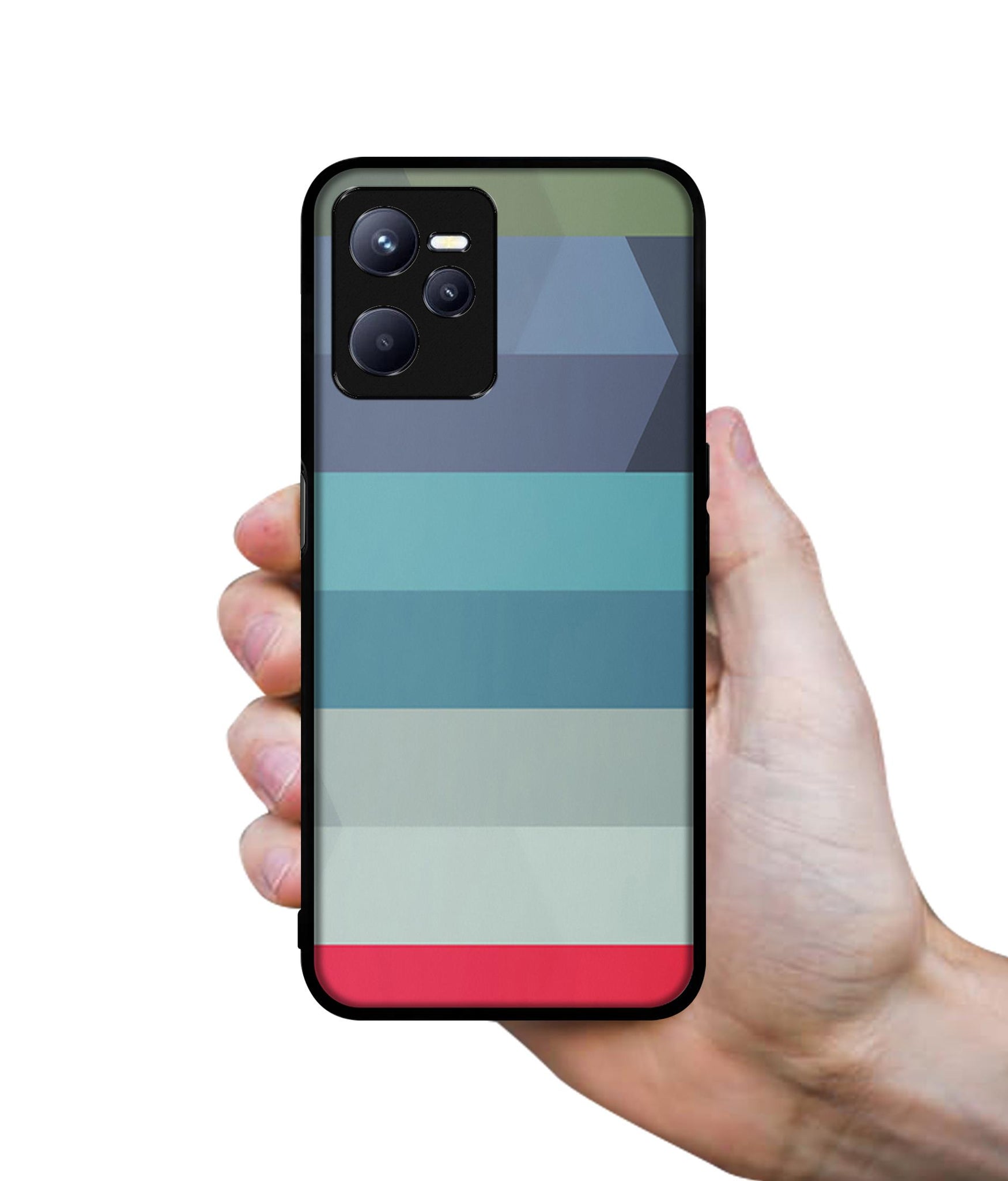 Colorful Lines Designer 2D Printed Back Case Cover for Realme C35 4G / Narzo 50A Prime 4G