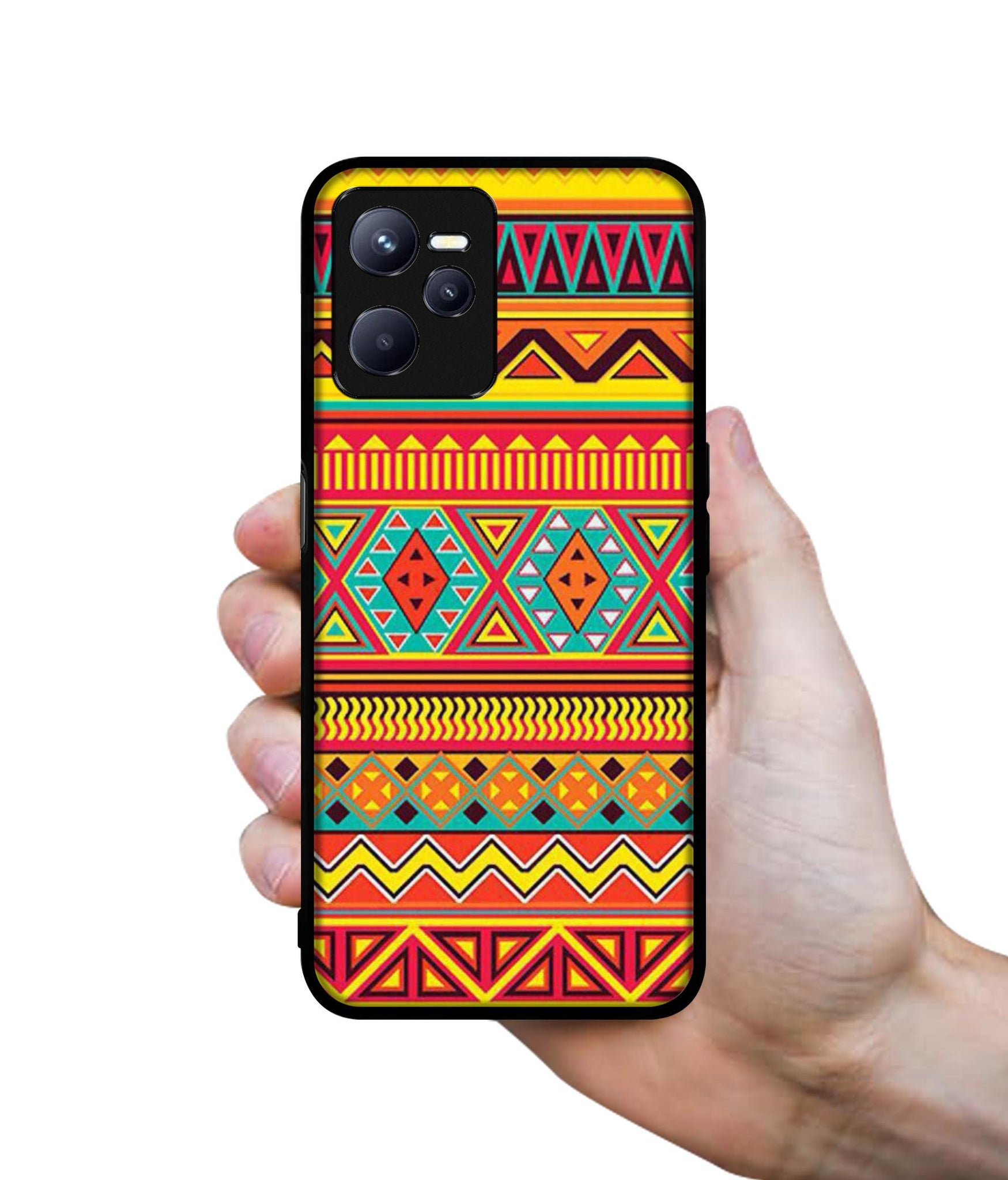 Artistic Rangoli Designer 2D Printed Back Case Cover for Realme C35 4G / Narzo 50A Prime 4G