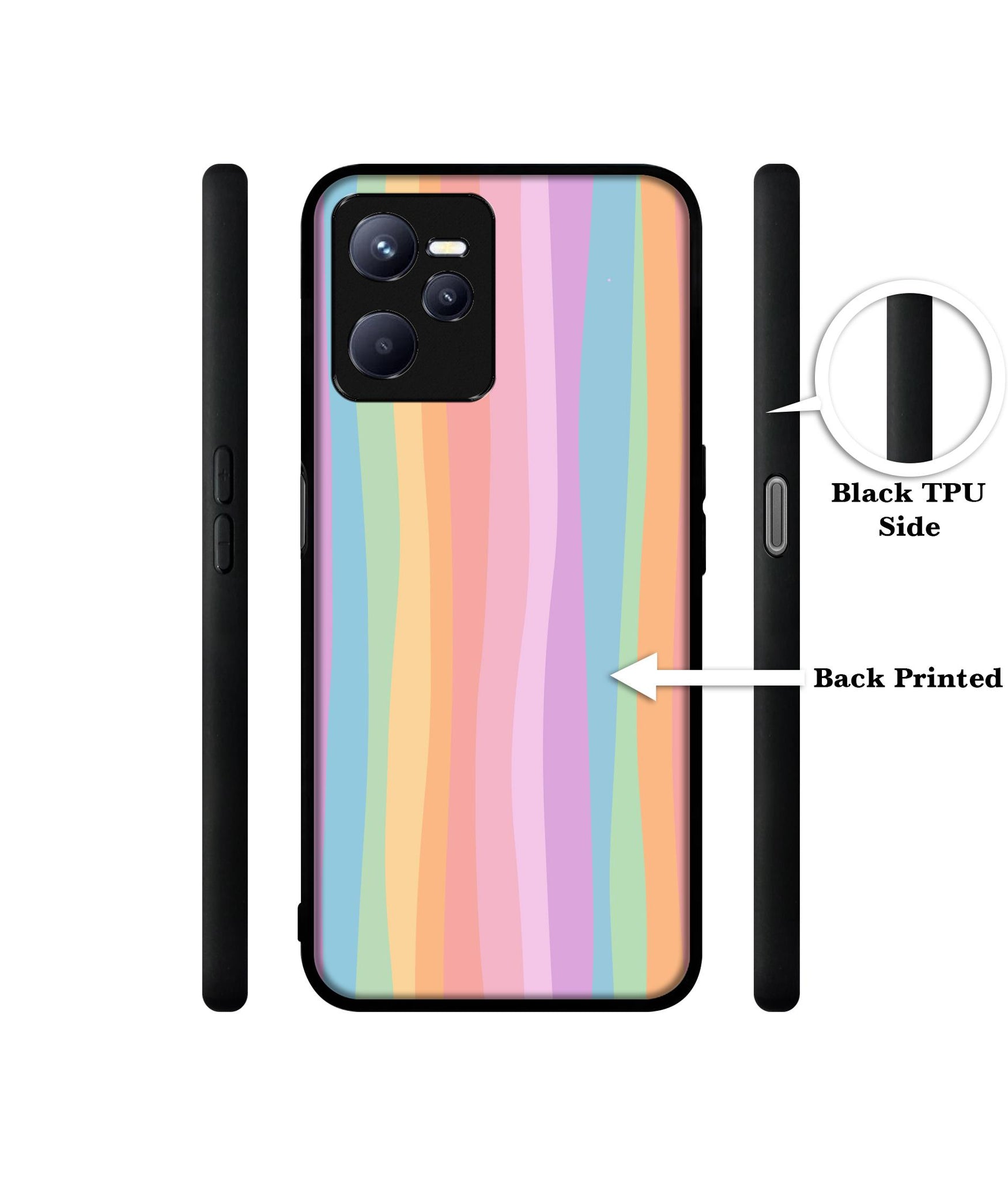 Cool Rainbow Designer 2D Printed Back Case Cover for Realme C35 4G / Narzo 50A Prime 4G