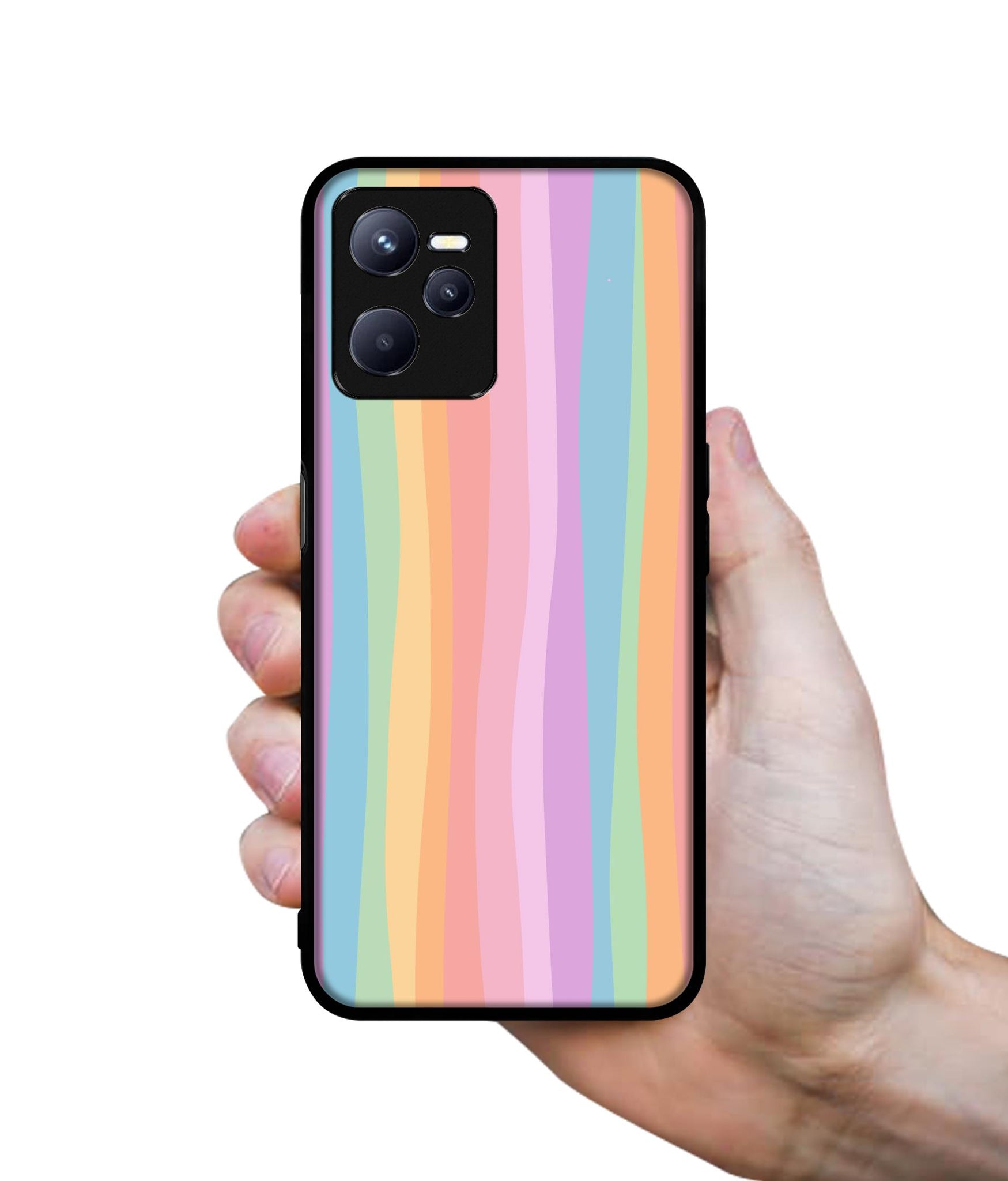 Cool Rainbow Designer 2D Printed Back Case Cover for Realme C35 4G / Narzo 50A Prime 4G