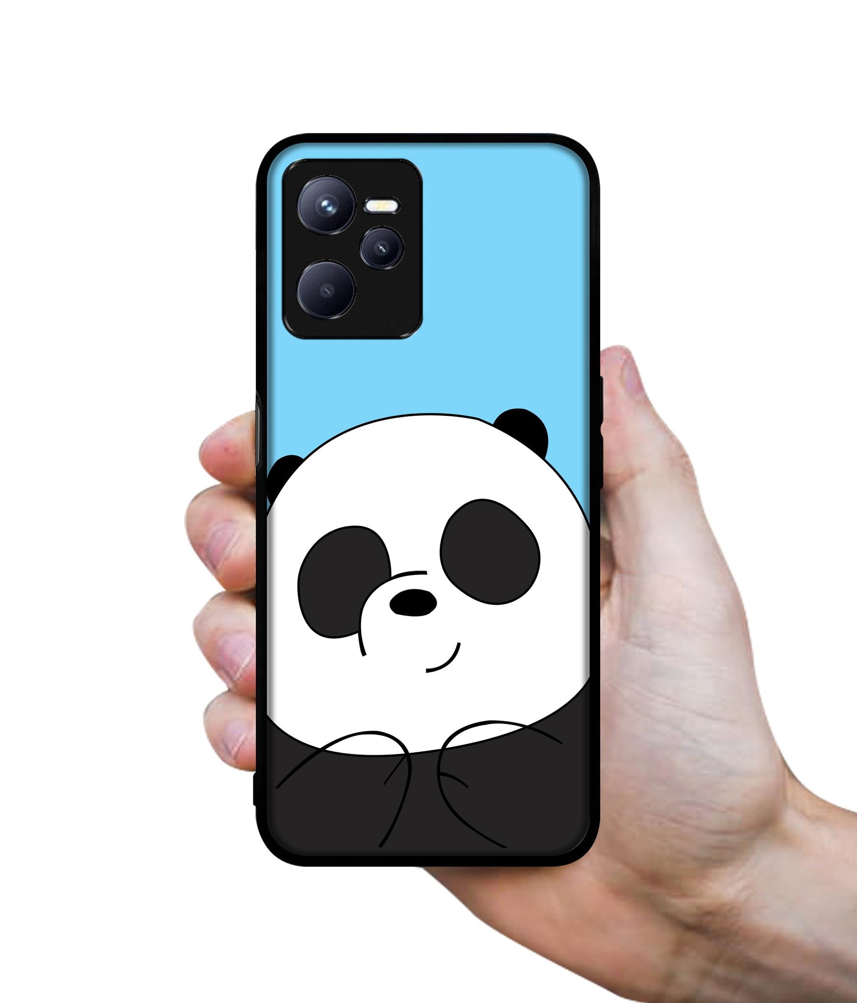 Cute Panda Designer 2D Printed Back Case Cover for Realme C35 4G / Narzo 50A Prime 4G