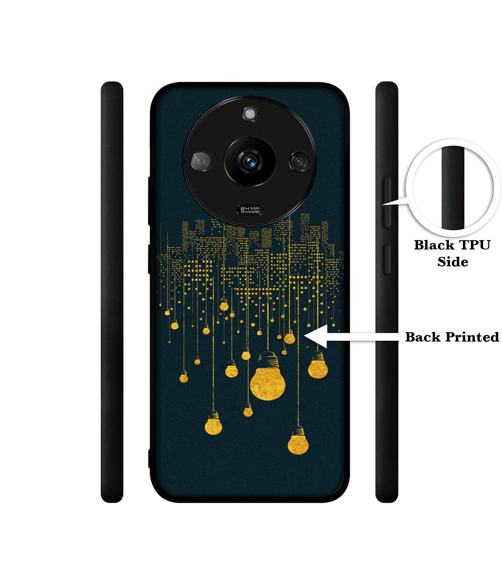 City Light Pattern Designer 2D Printed Back Case Cover for Realme Narzo 60 5G