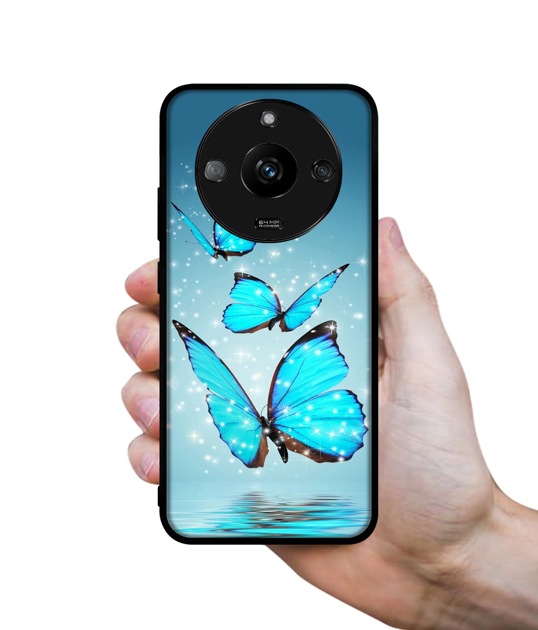 Flying Butterflies Designer 2D Printed Back Case Cover for Realme Narzo 60 5G
