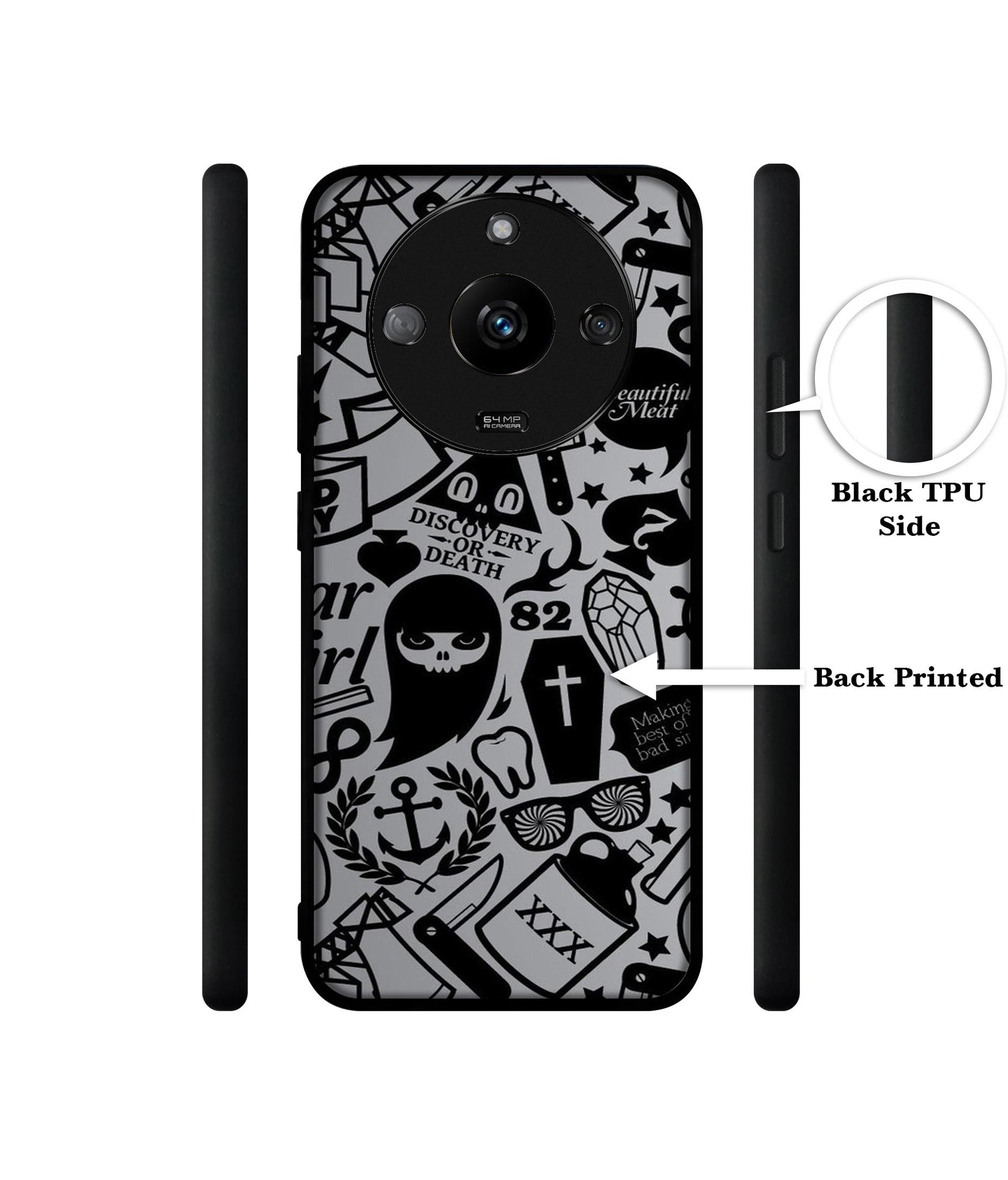 Discover Or Death Designer 2D Printed Back Case Cover for Realme Narzo 60 5G