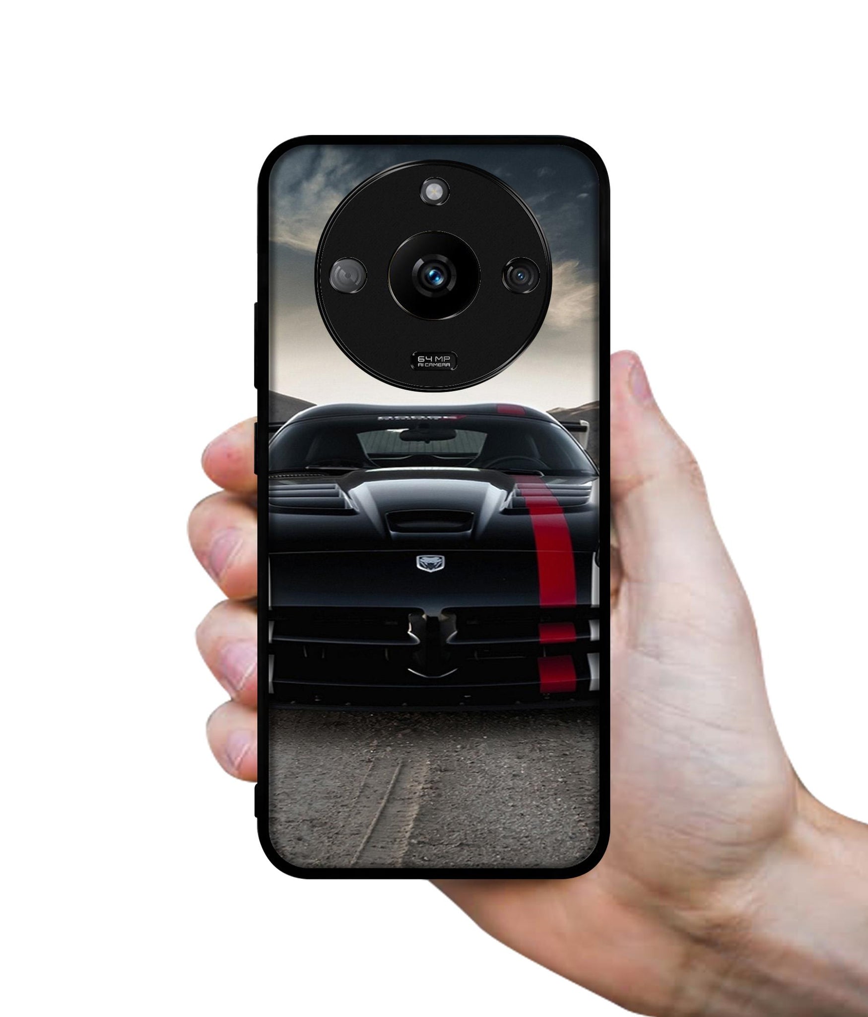 Sports Car Pattern Designer 2D Printed Back Case Cover for Realme Narzo 60 5G