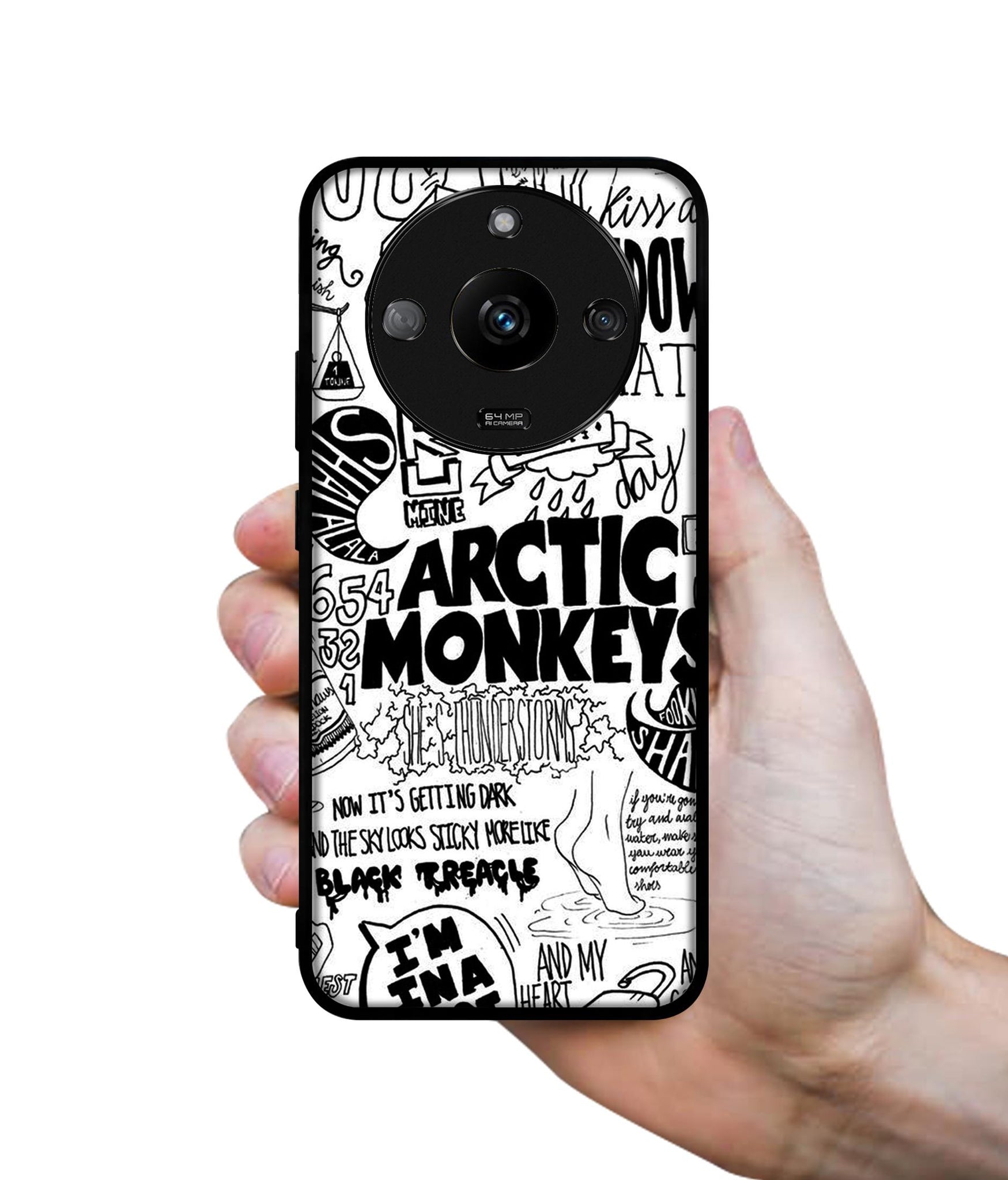 Arctic Monkeys Pattern Designer 2D Printed Back Case Cover for Realme Narzo 60 5G