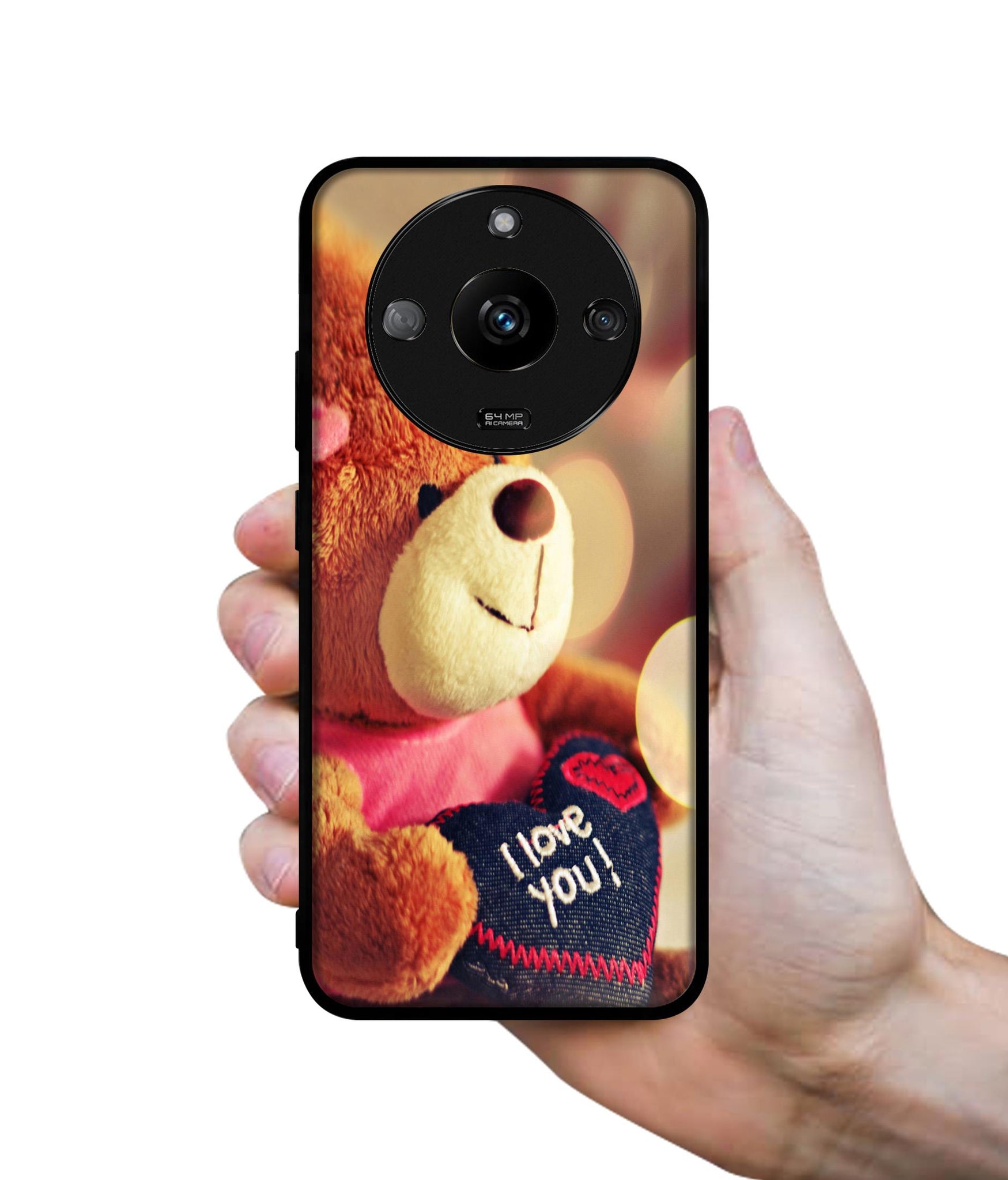 Teddy Bear Designer 2D Printed Back Case Cover for Realme Narzo 60 5G