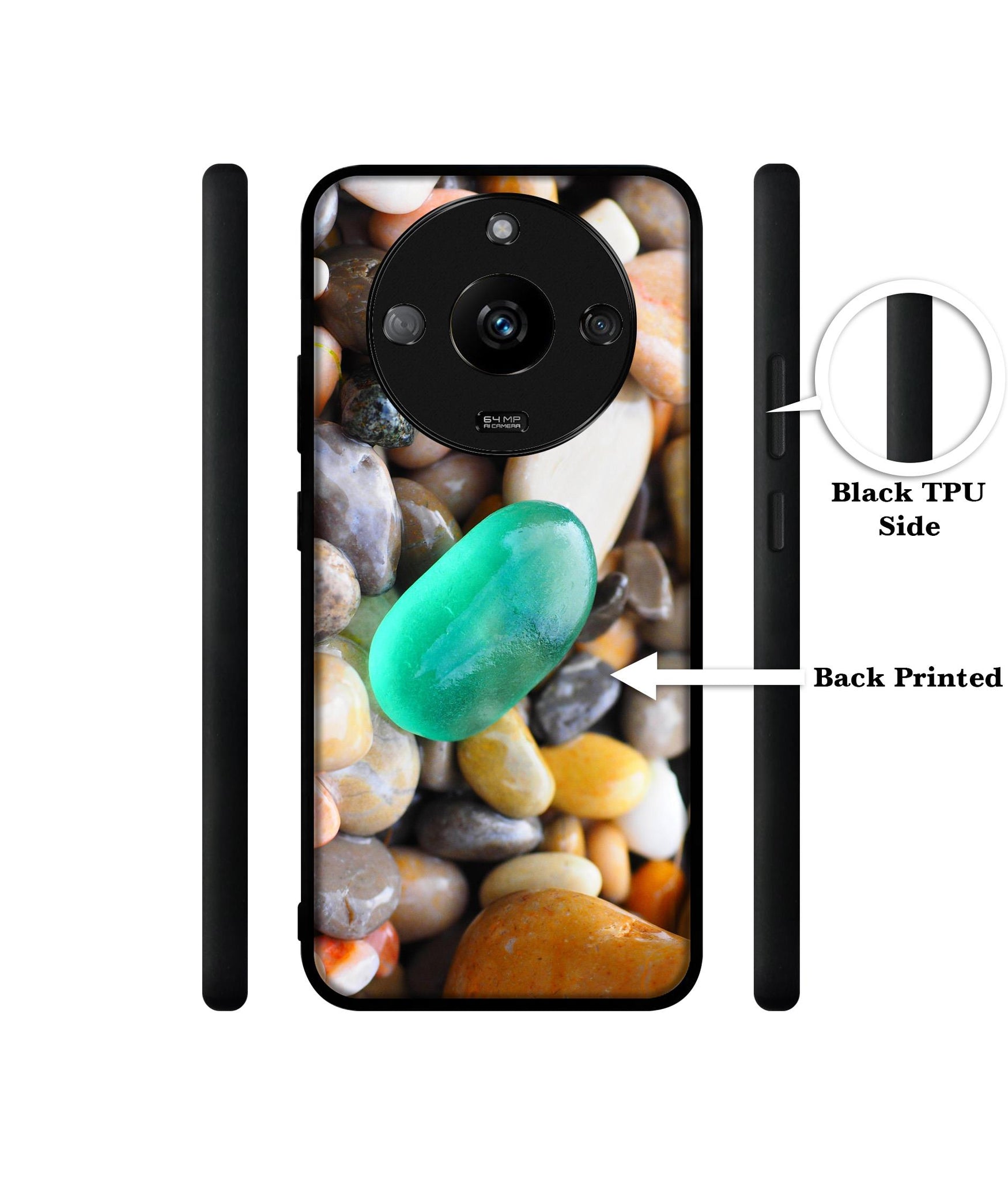 Sea Stones Designer 2D Printed Back Case Cover for Realme Narzo 60 5G