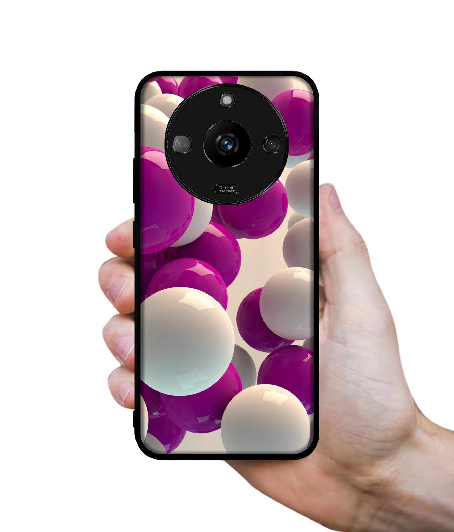 3D Balloons Designer 2D Printed Back Case Cover for Realme Narzo 60 5G