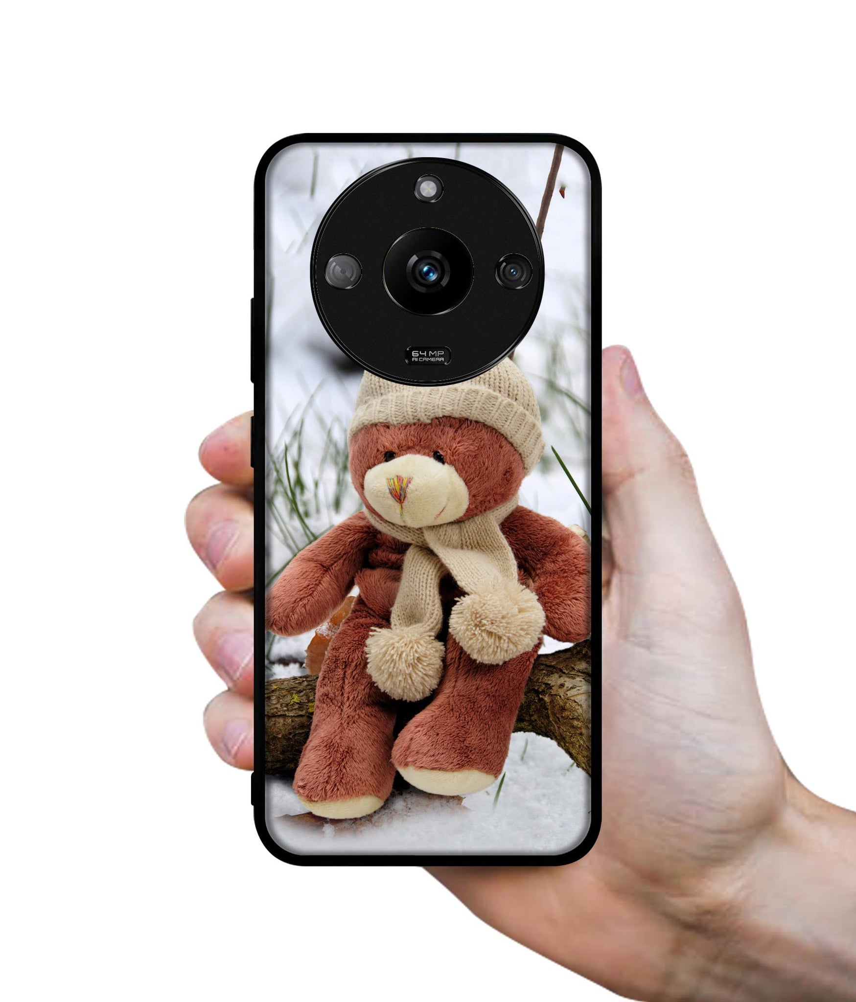 Woolen Bear Designer 2D Printed Back Case Cover for Realme Narzo 60 5G