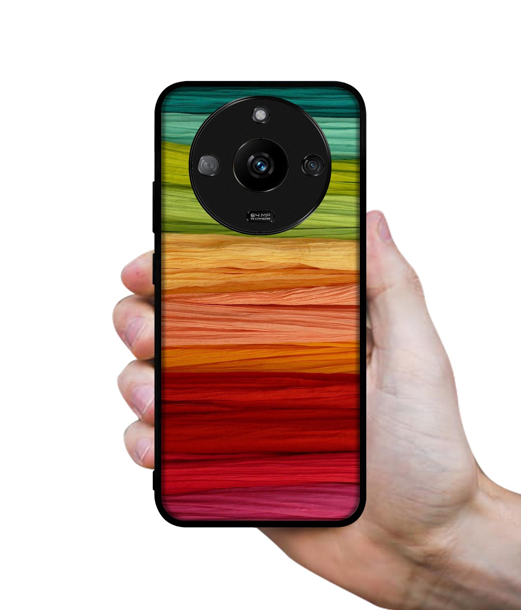 Colorful Thread Designer 2D Printed Back Case Cover for Realme Narzo 60 5G