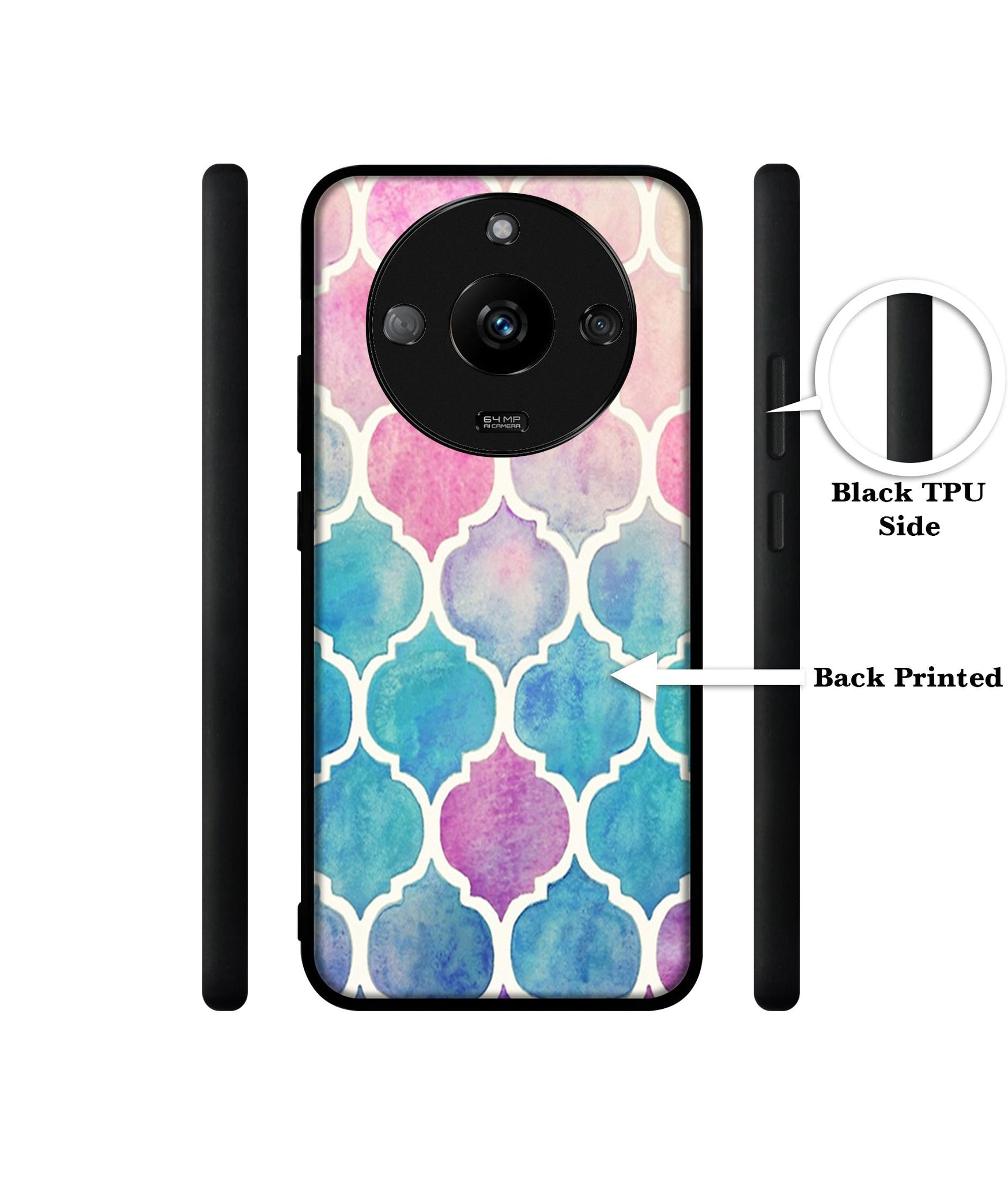 Patterns Art Designer 2D Printed Back Case Cover for Realme Narzo 60 5G