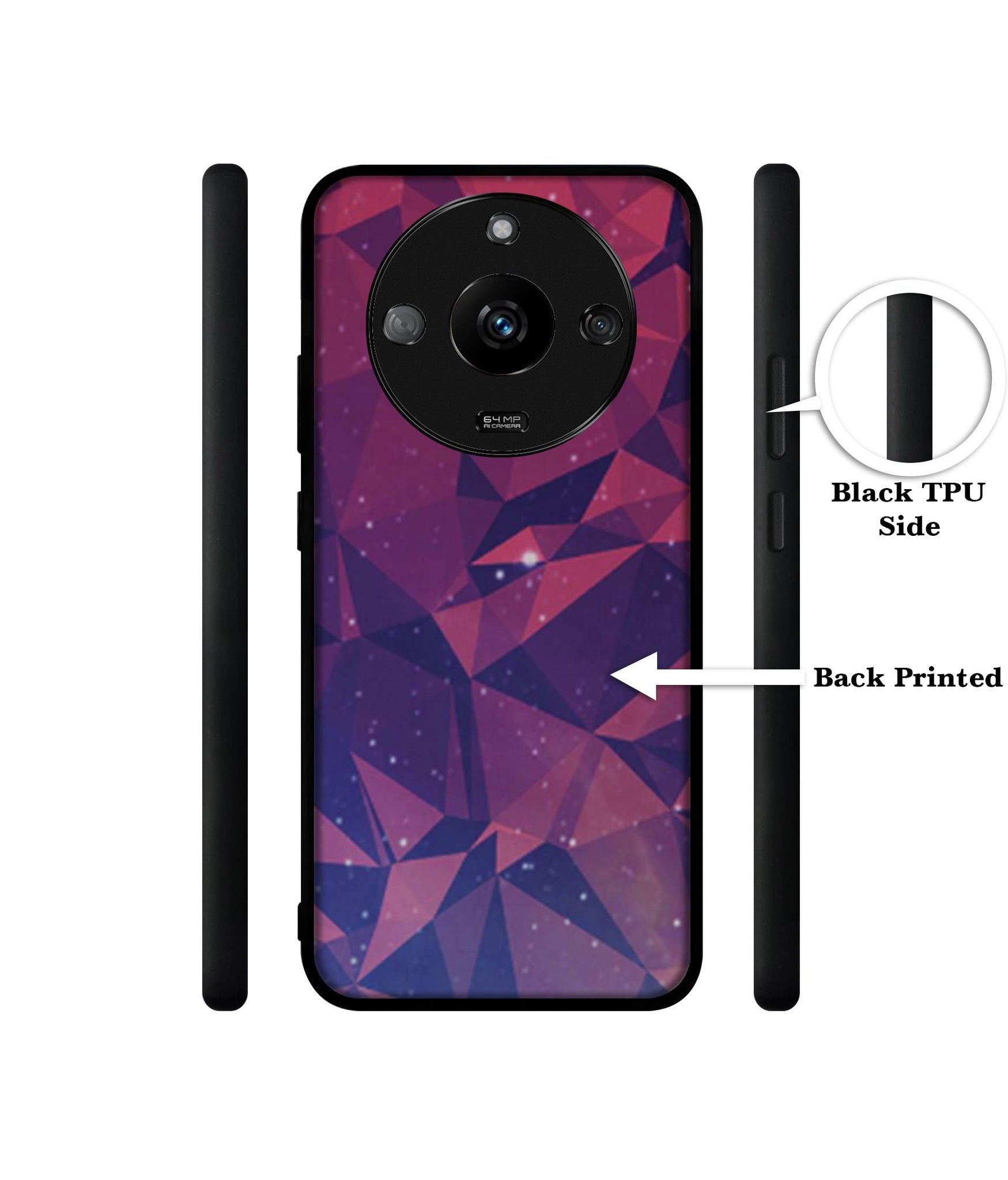 Bad Color Shape Designer 2D Printed Back Case Cover for Realme Narzo 60 5G