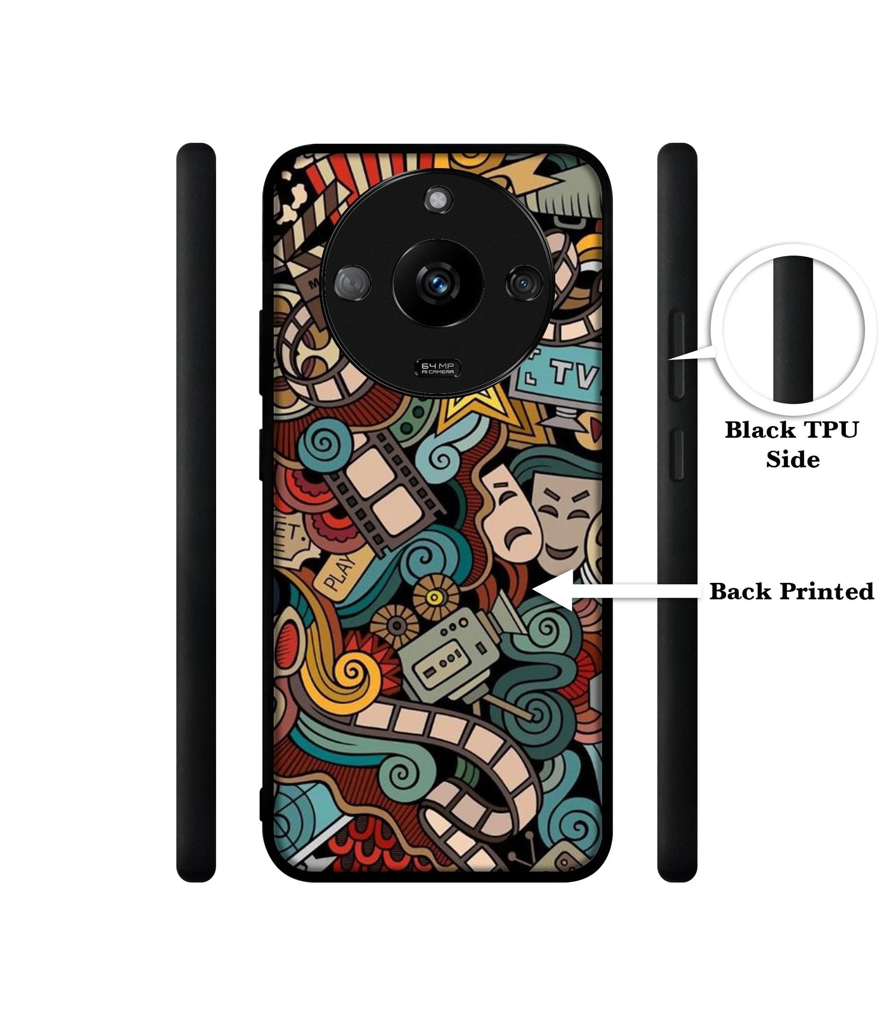 Movies Designer 2D Printed Back Case Cover for Realme Narzo 60 5G