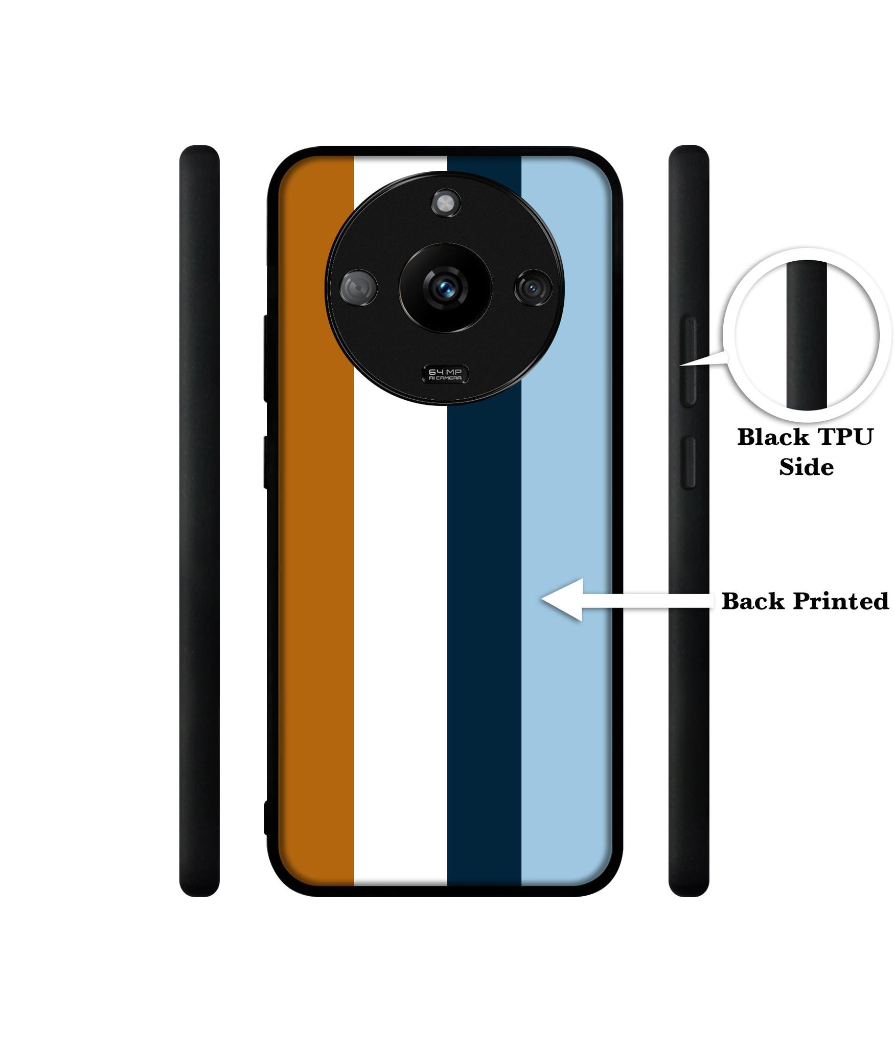 Color Stripes Designer 2D Printed Back Case Cover for Realme Narzo 60 5G