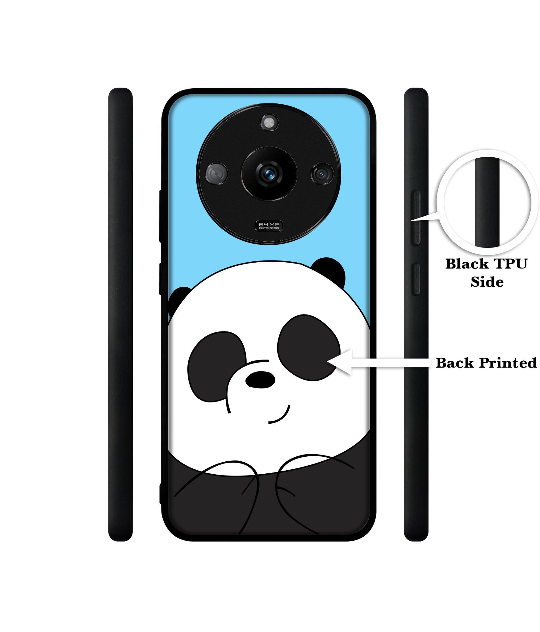 Cute Panda Designer 2D Printed Back Case Cover for Realme Narzo 60 5G
