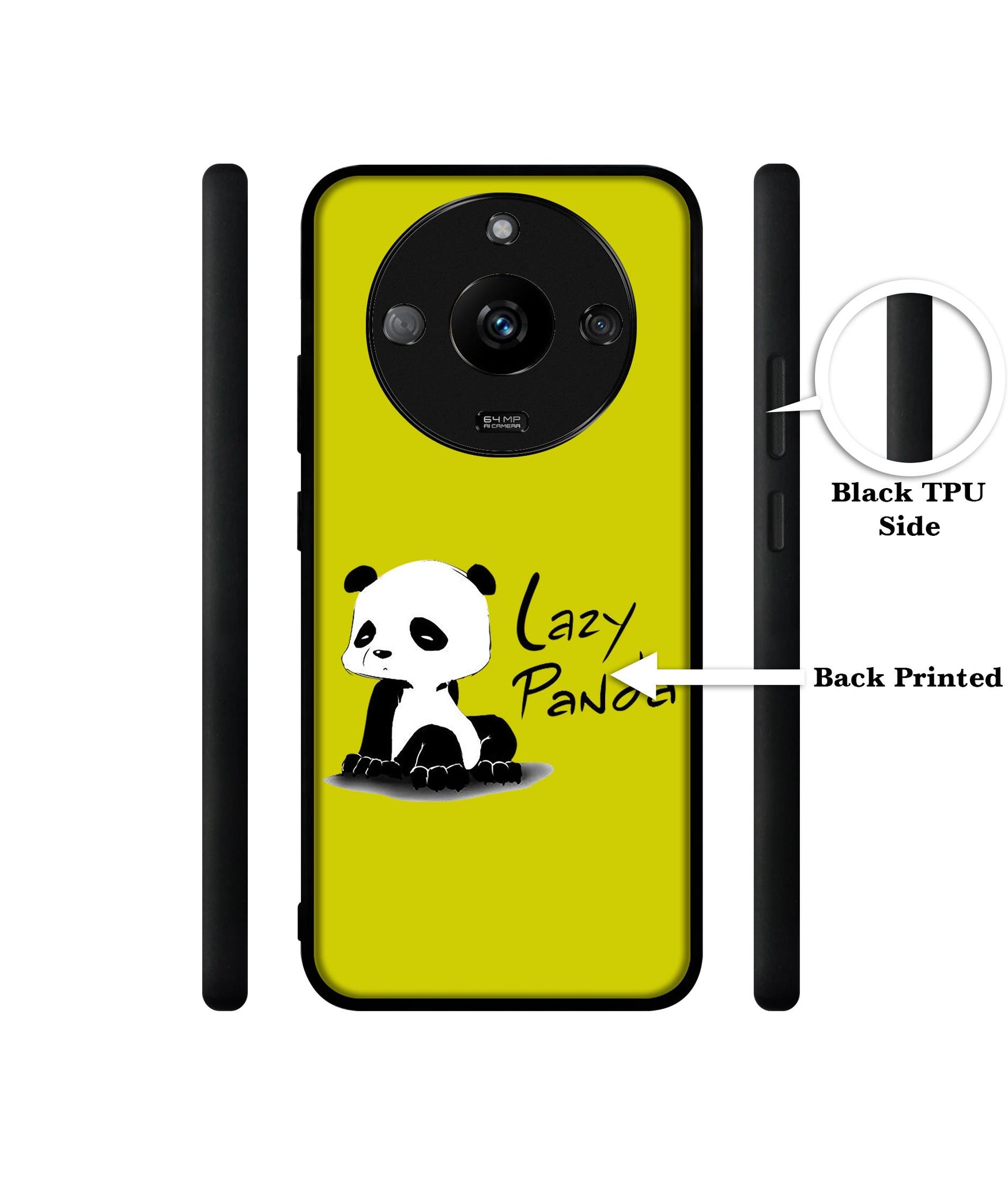 Lazy Panda Designer 2D Printed Back Case Cover for Realme Narzo 60 5G