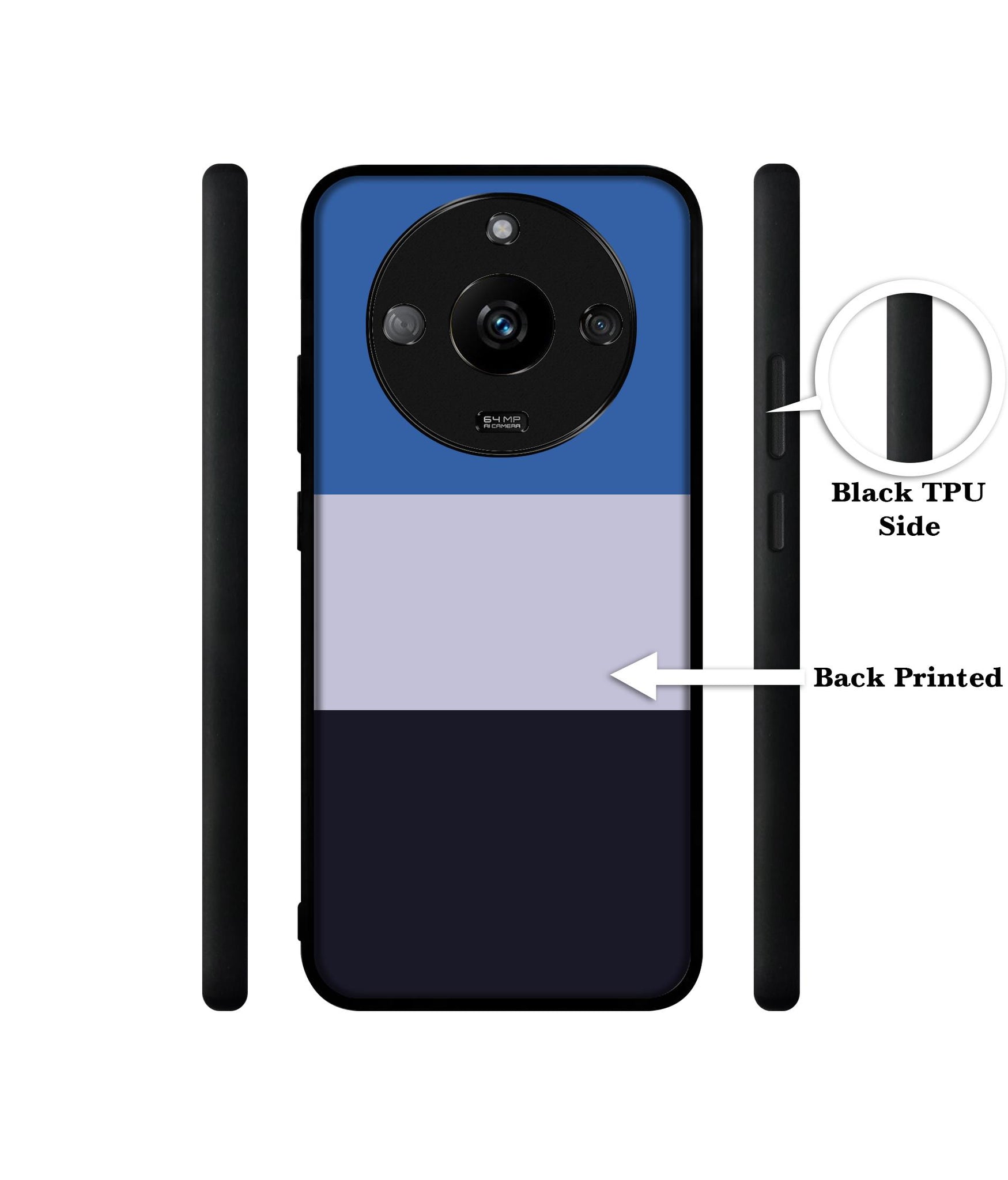 Three Color Stripes Designer 2D Printed Back Case Cover for Realme Narzo 60 5G